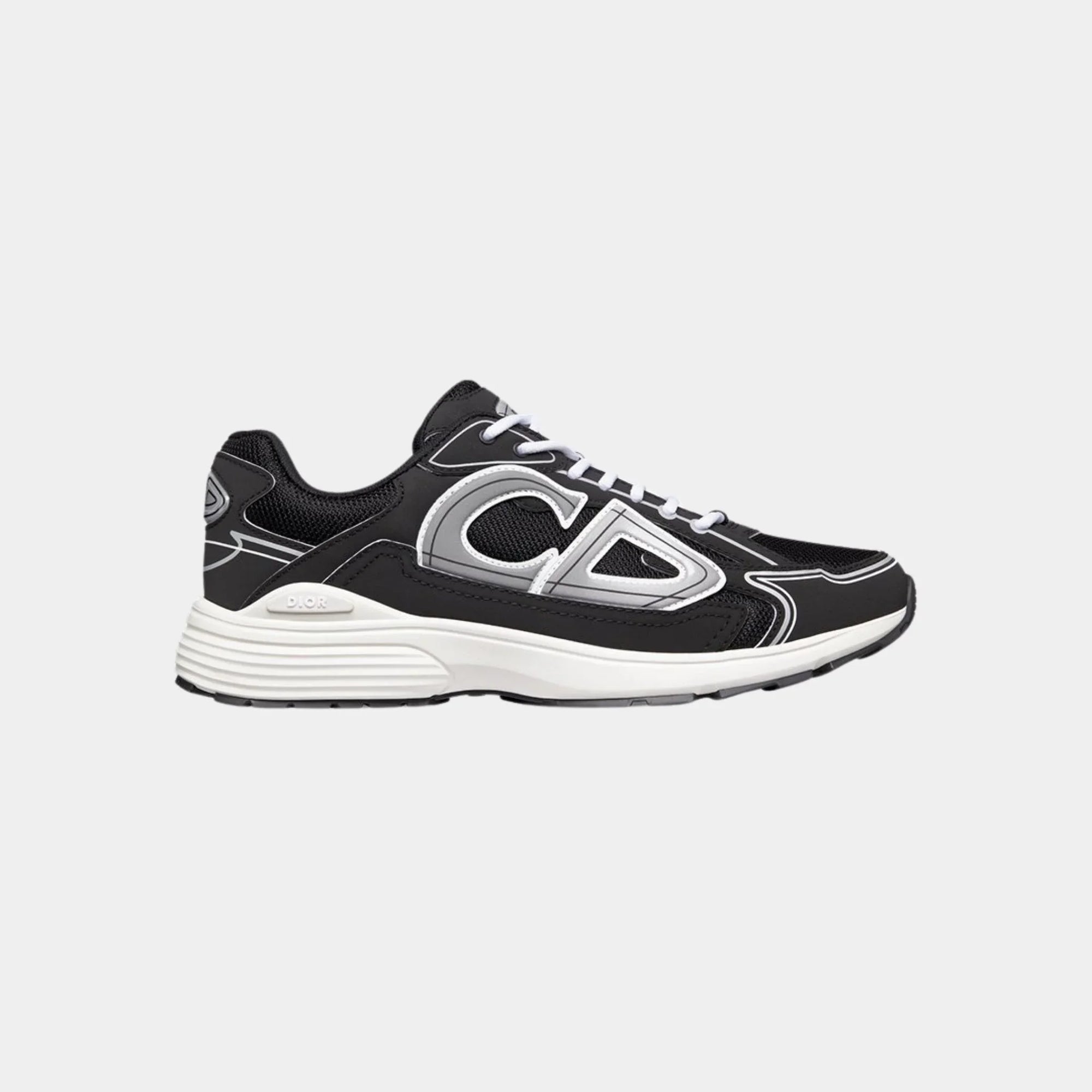 Оригінальна B30 Countdown Sneaker Black Mesh And Technical Fabric Dior – боковий вид