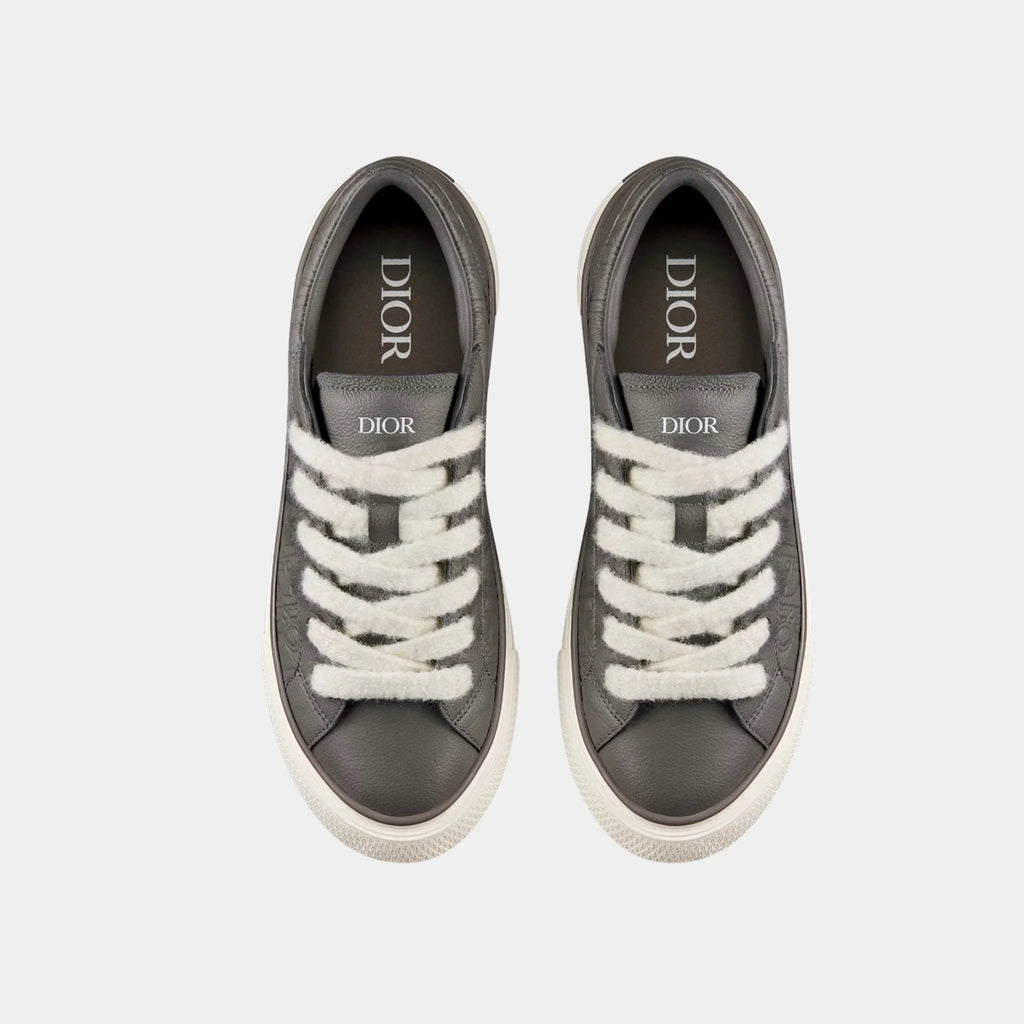B33 Spin Sneaker In Grained Calfskin And Dior Gravity Leather Dior оригінал – Купити в Україні – вид ззаду