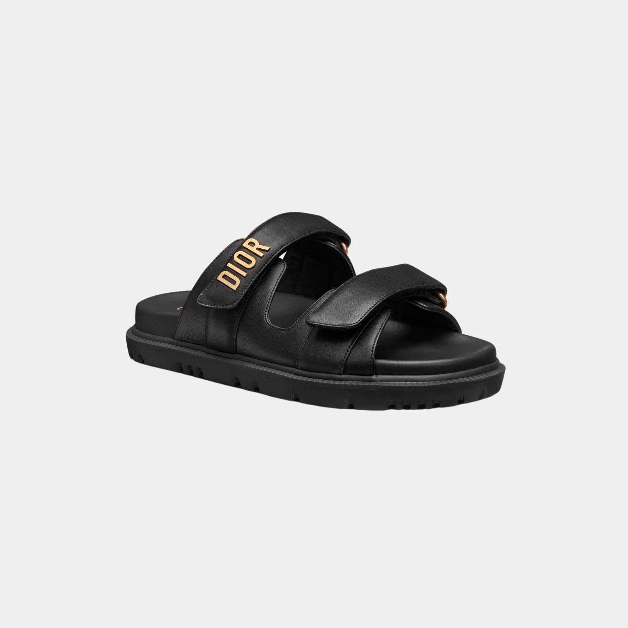 act Slide Black Lambskin Dior оригінал – Купити в Україні – вид ззаду