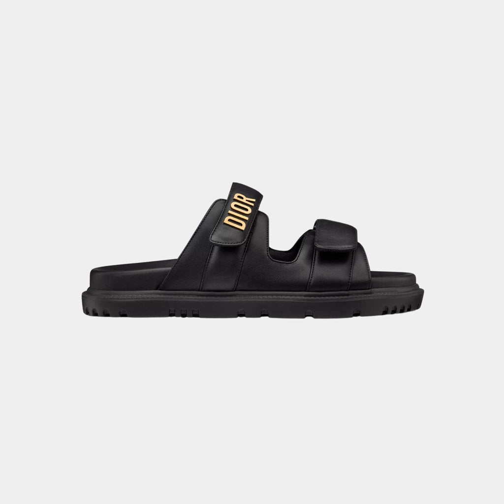 act Slide Black Lambskin Dior оригінал – Купити в Україні – боковий вид