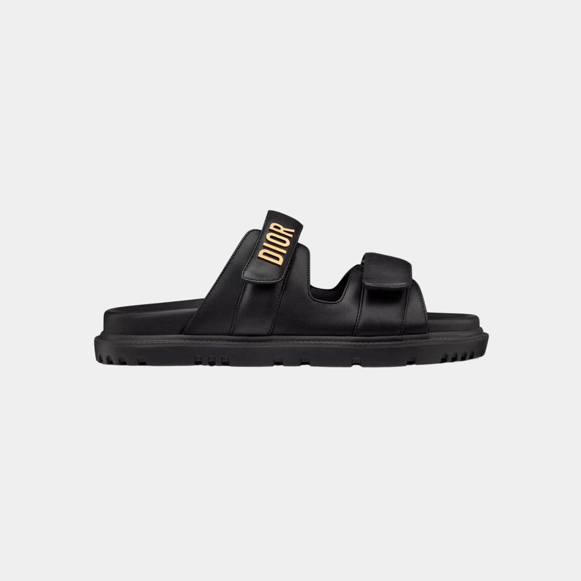 act Slide Black Lambskin Dior оригінал – Купити в Україні – боковий вид
