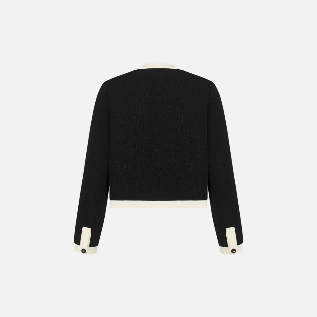 iviera Cropped Jacket In Technical Knit Dior оригінал – Купити в Україні – вид ззаду