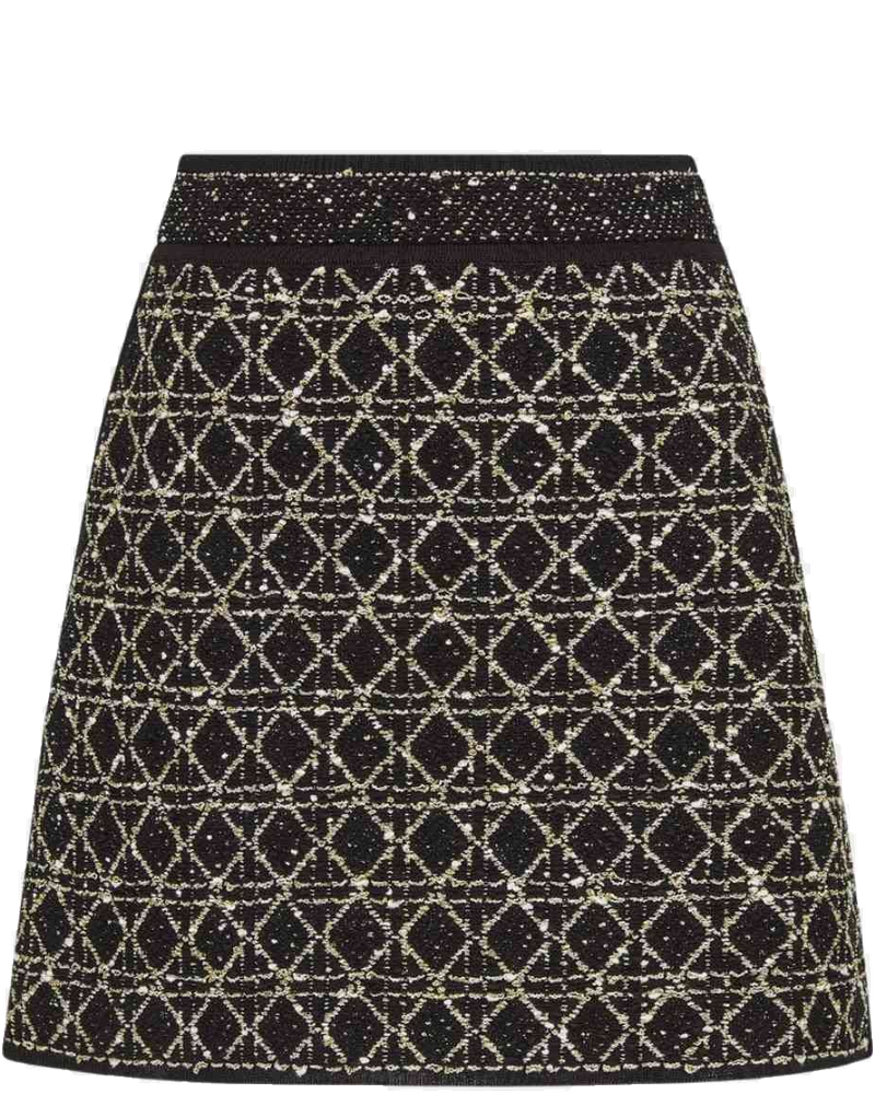 Cannage Miniskirt Blended Cotton And Silk Tweed Dior оригінал – Купити в Україні