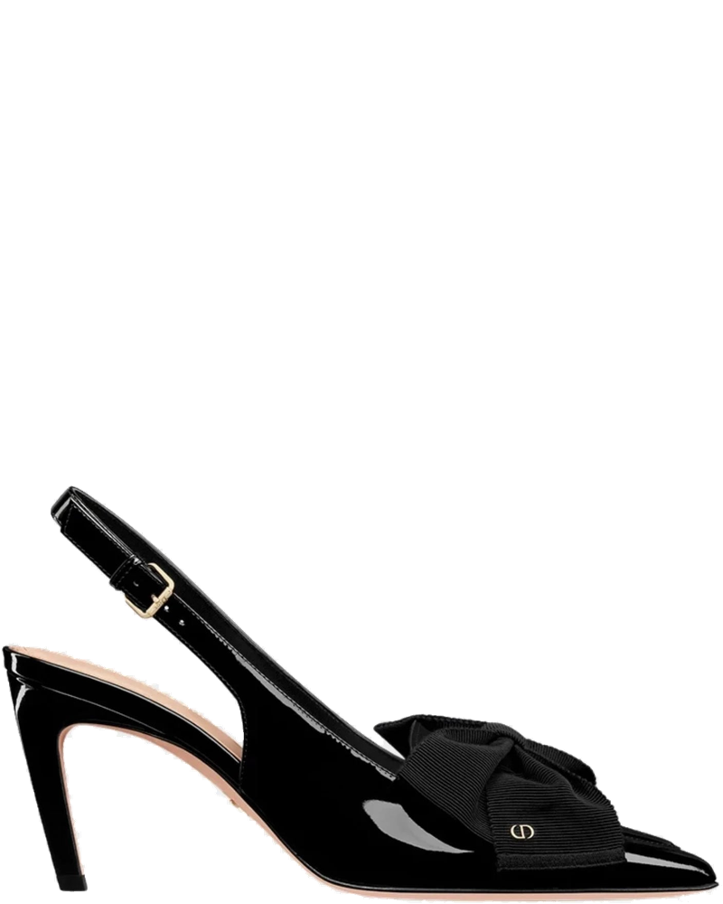 issimo Slingback Pump Patent Calfskin And Grosgrain Dior – Гарантія оригінальності