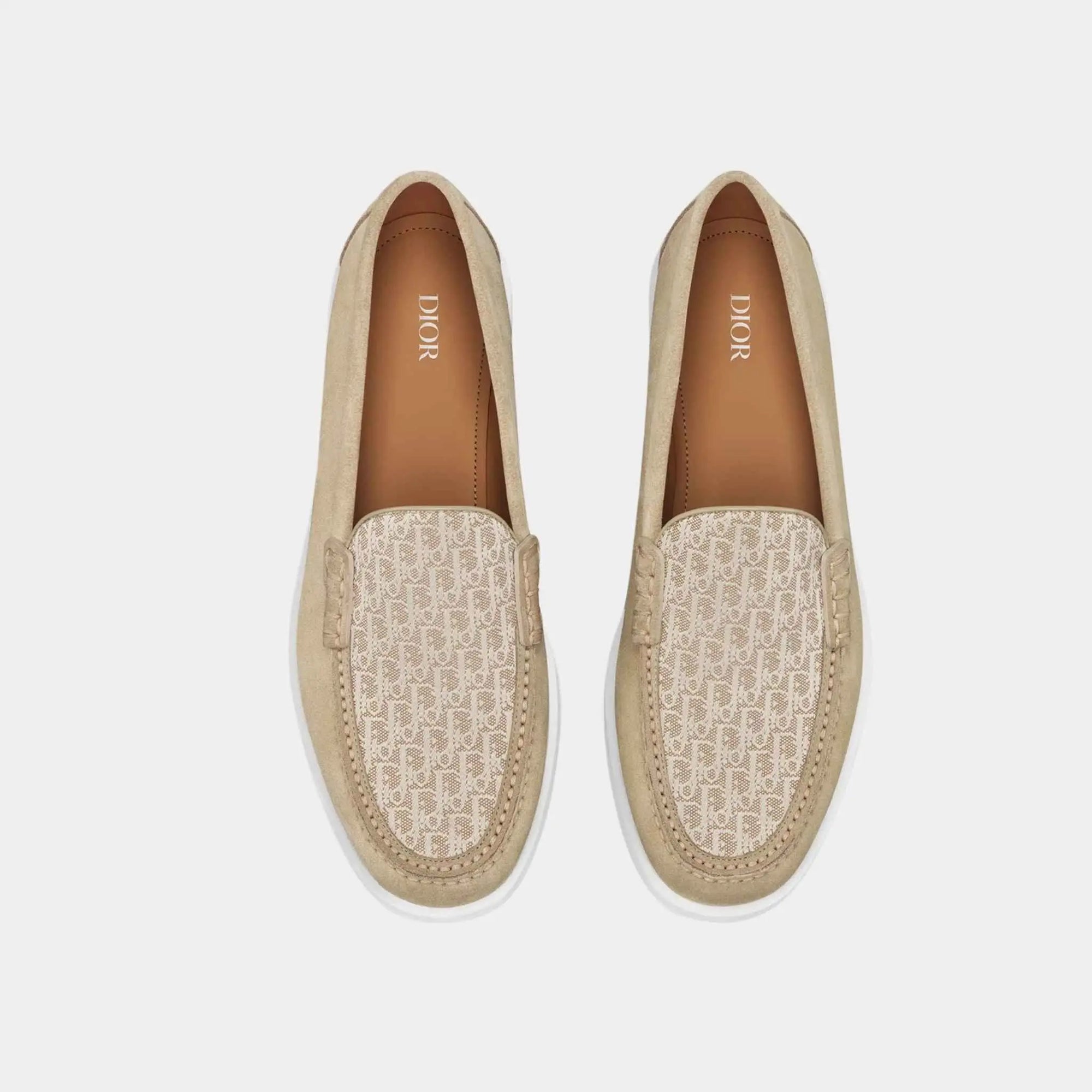 Оригінальна Granville Moccasin Oblique Suede And Jacquard Canvas Dior – детальний вид