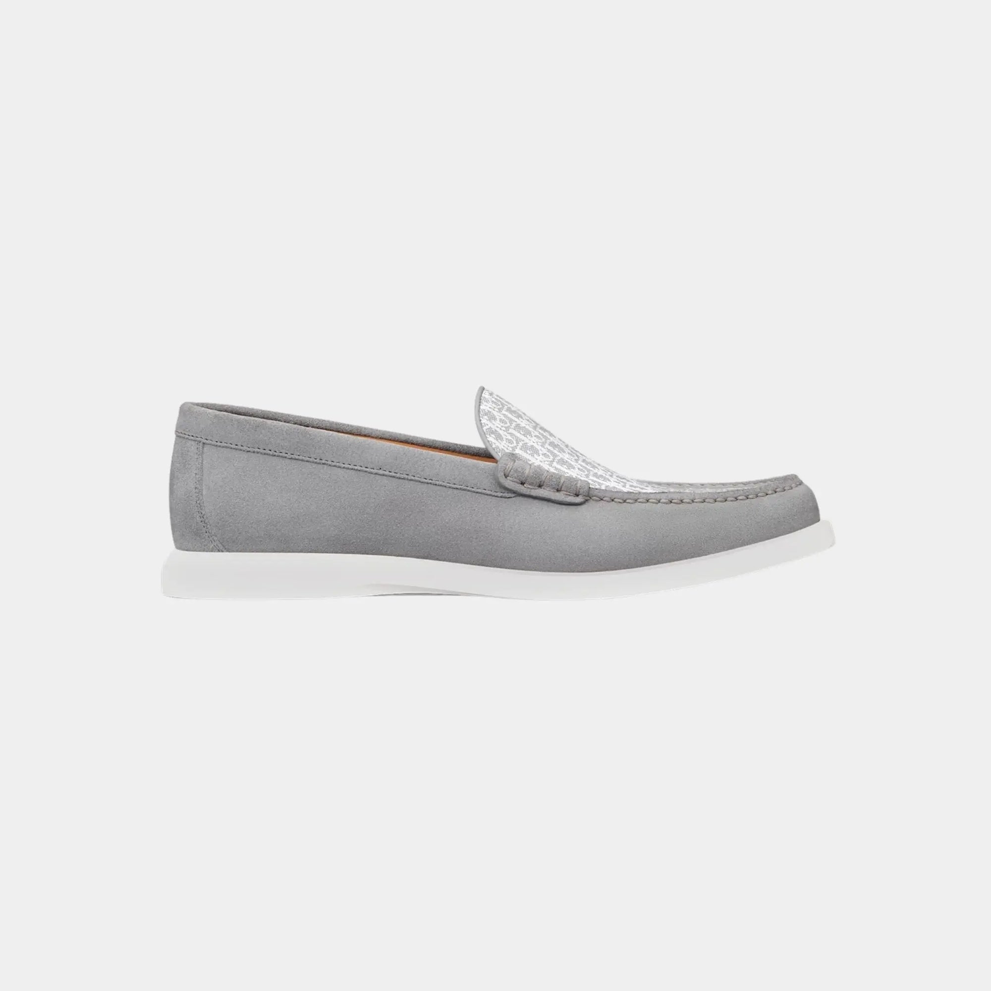 Оригінальна Granville Moccasin Oblique Suede And Jacquard Canvas Dior – збільшений вид