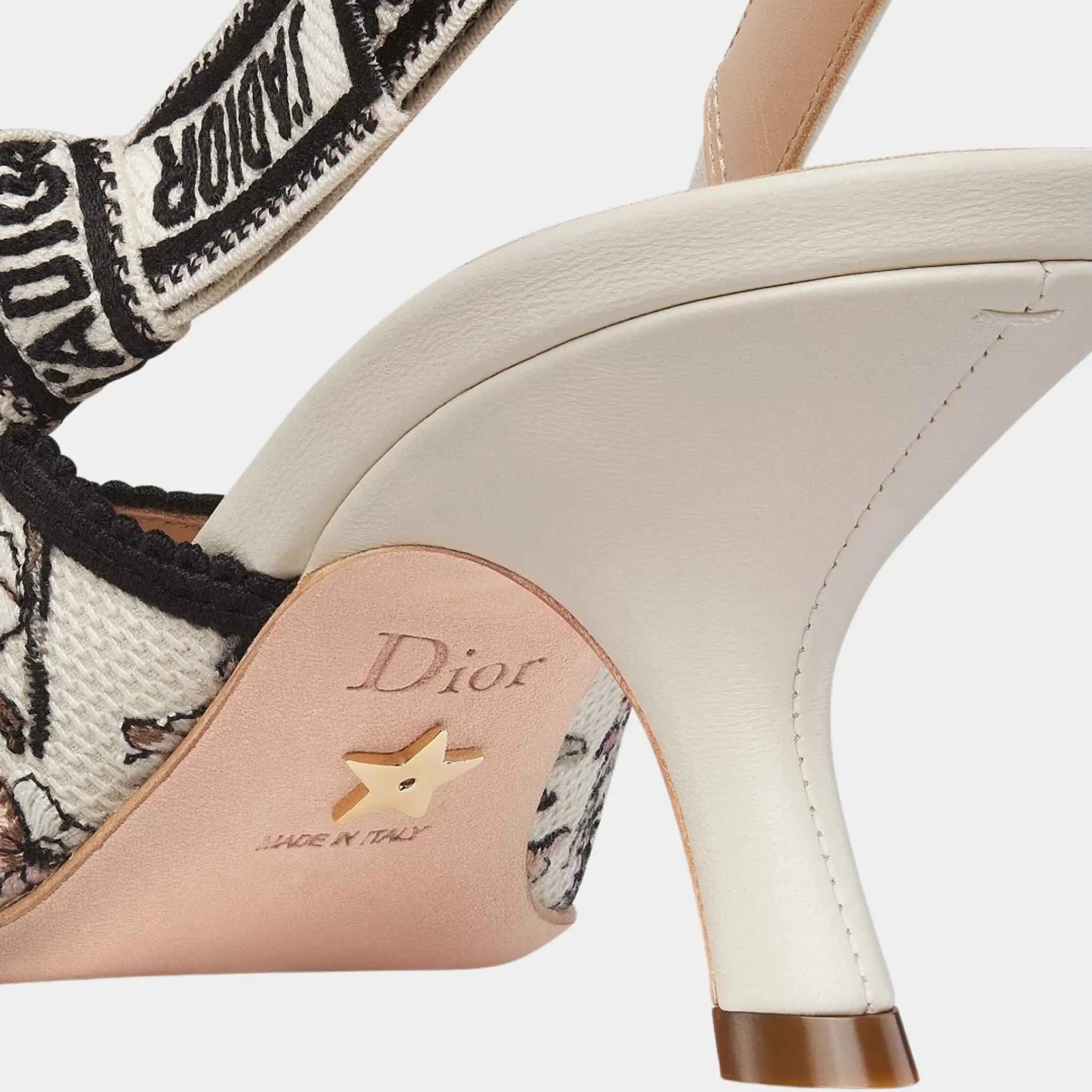 Оригінальна J Adior Slingback Pump Cotton With Millefiori Pattern Dior – детальний вид