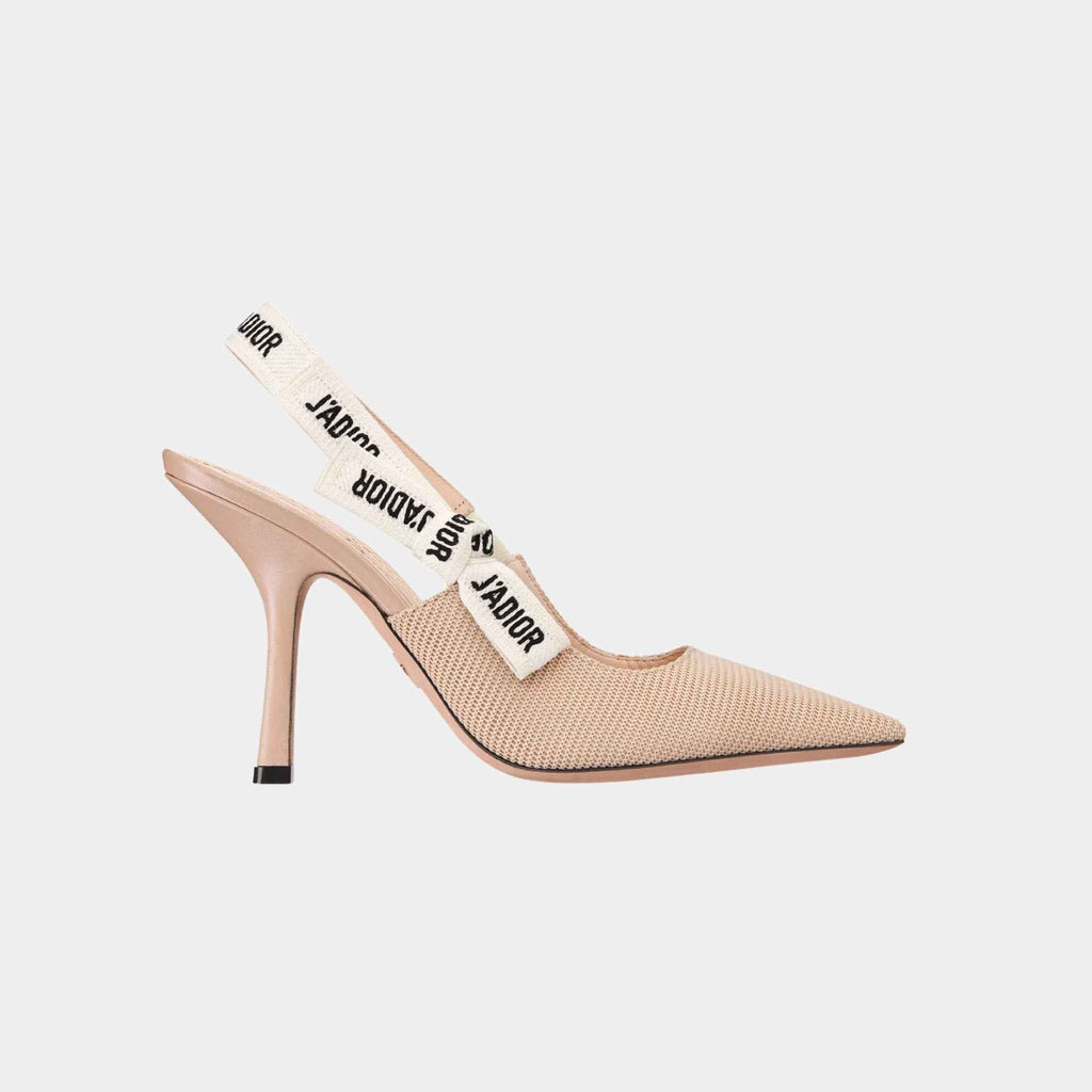 Jadior Slingback Pump Heels With Nude Technical Fabric Dior оригінал – Купити в Україні – вид ззаду