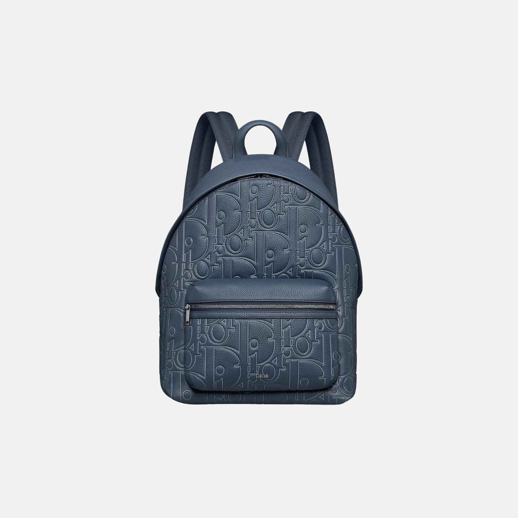 Rider 2.0 Zipped Backpack In Outline And Grained Calfskin Dior – Гарантія оригінальності – боковий вид