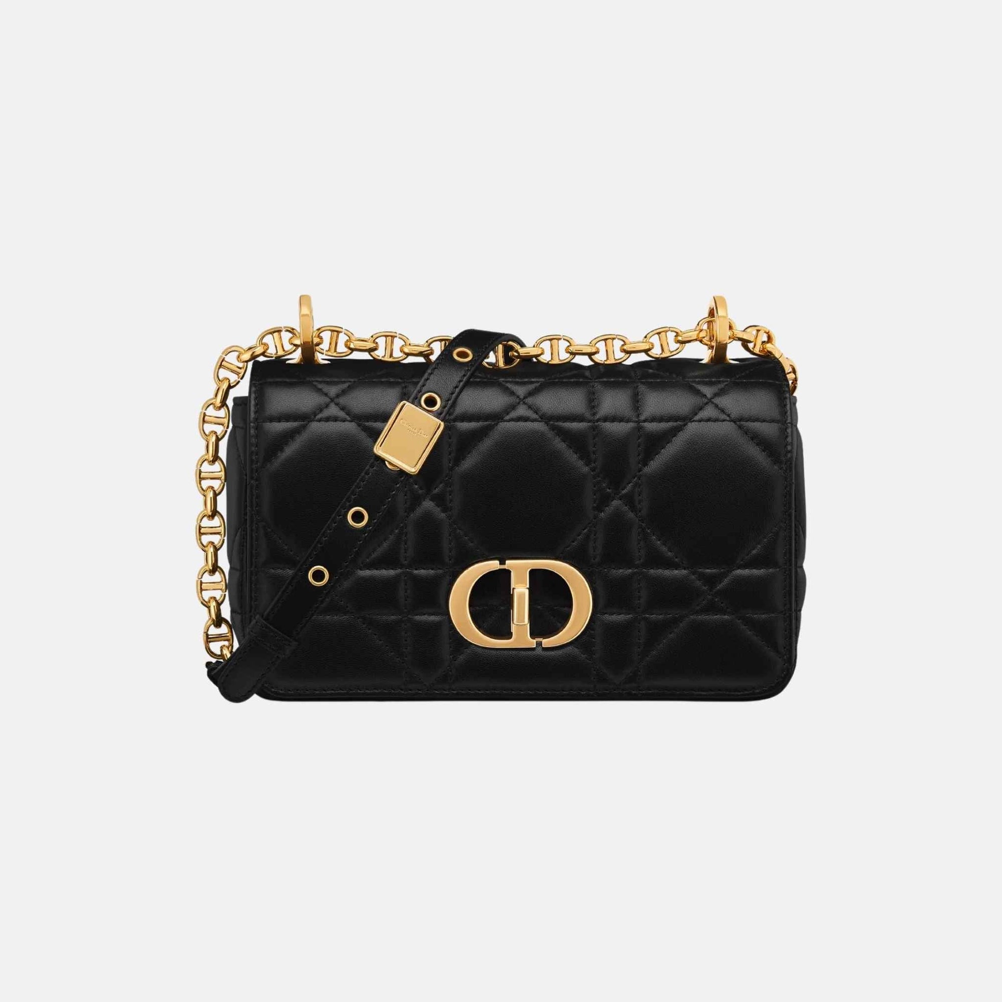Оригінальна Small Soft Caro Bag In Macrocannage Lambskin Dior – боковий вид