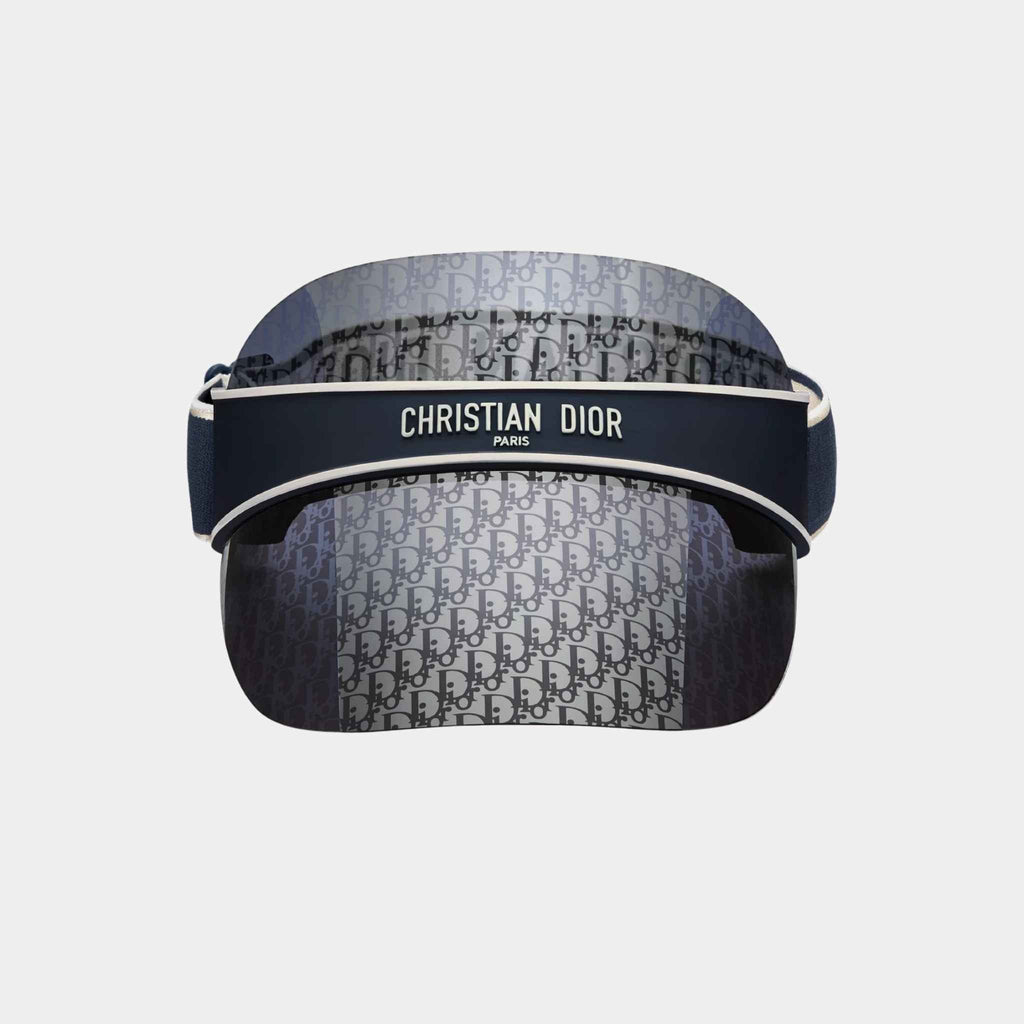 Оригінальна club V1u Blue Dior Oblique Visor Dior – вид ззаду