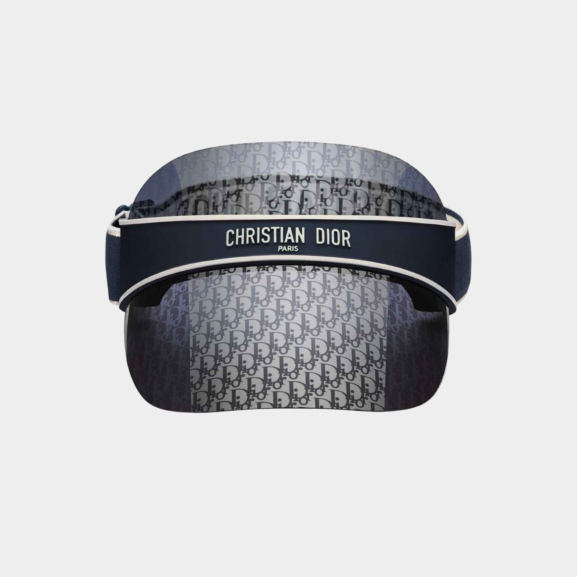 Оригінальна club V1u Blue Dior Oblique Visor Dior – вид ззаду