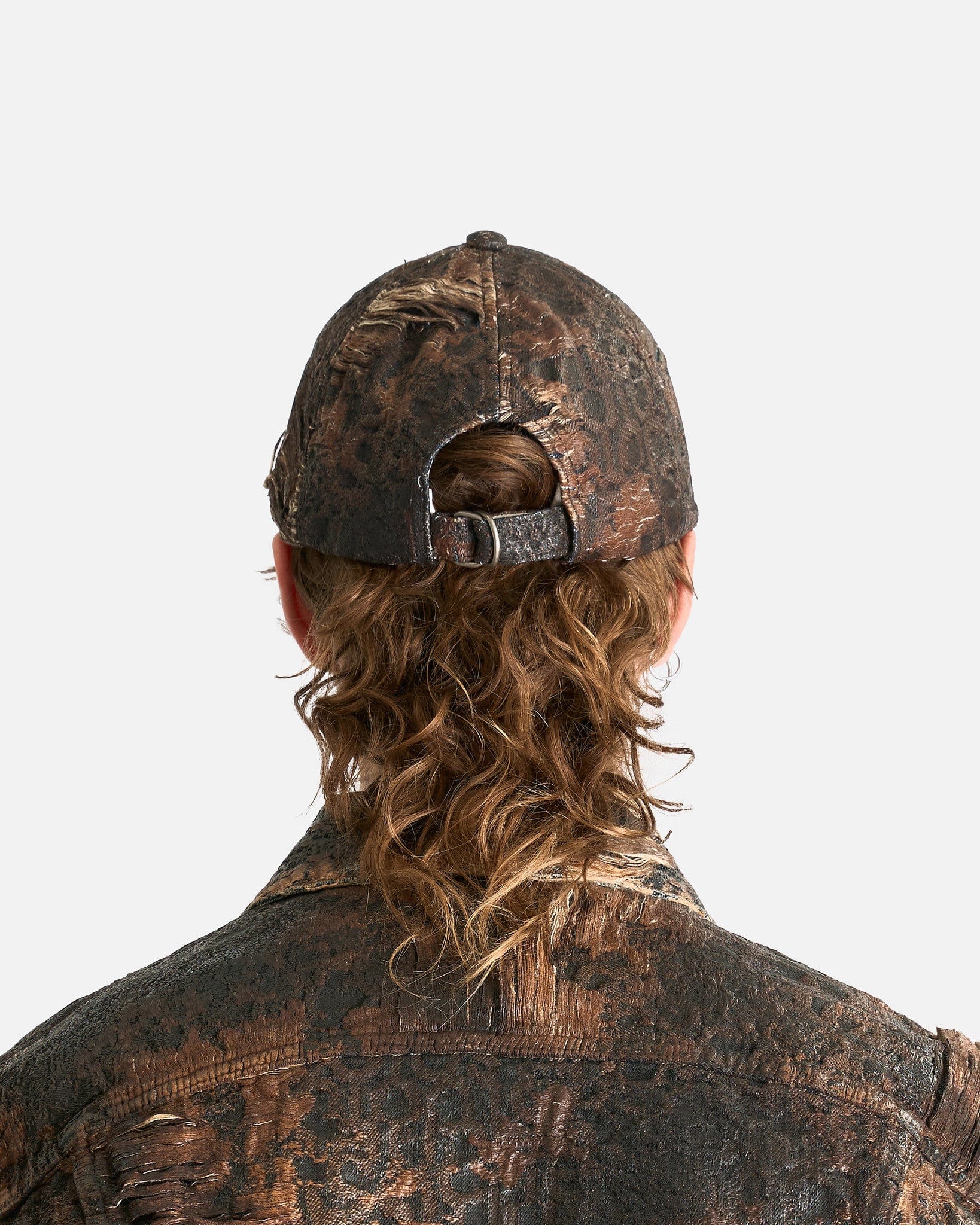 Оригінальна Distressed Cap In Brown Acne studios – збільшений вид