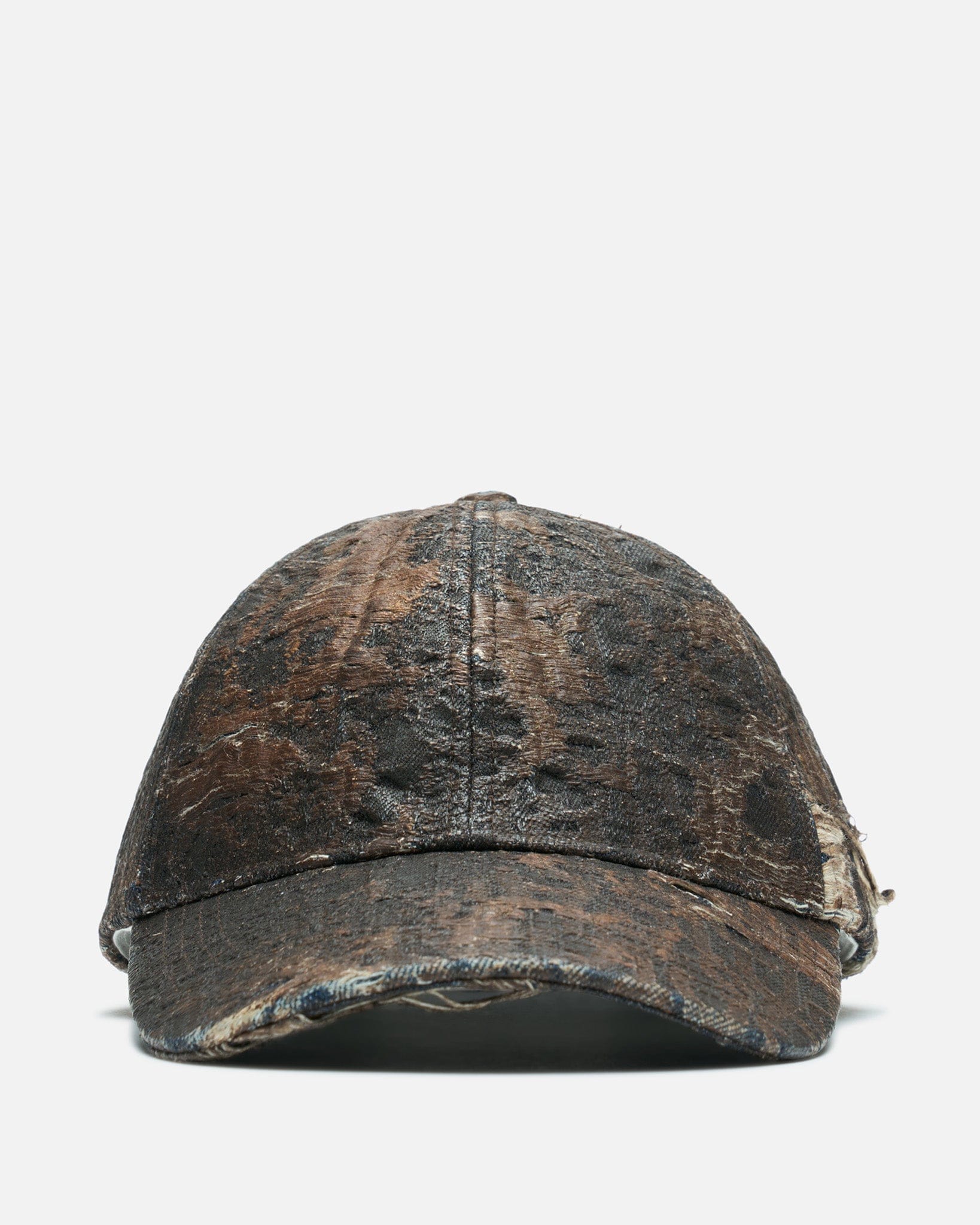 Оригінальна Distressed Cap In Brown Acne studios – боковий вид