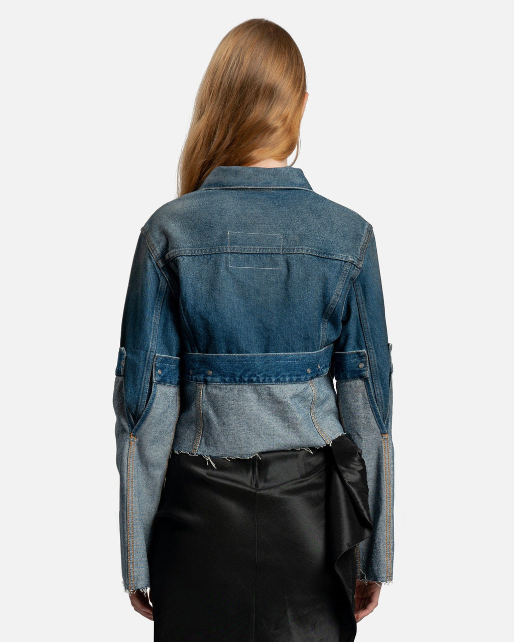 Distressed Denim Jacket In Medium Blue Maison margiela оригінал – Купити в Україні – детальний вид