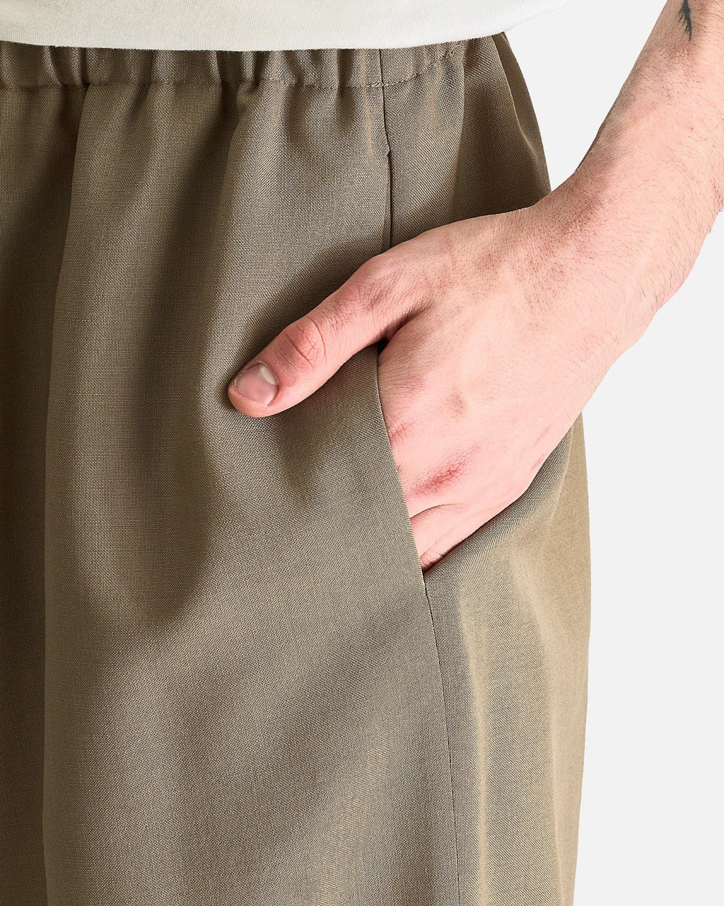 Donatello Pant In Military Beige The row – Гарантія оригінальності – збільшений вид