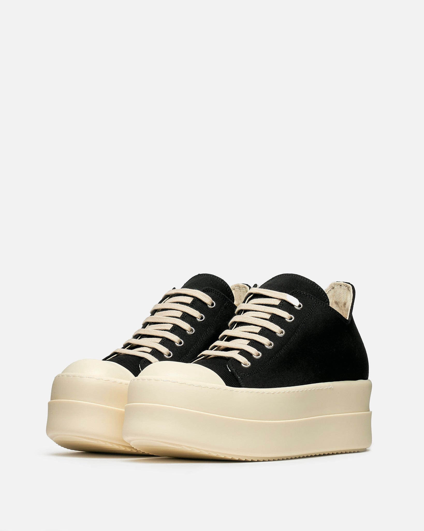 Double Bumper Low Sneaks In Black Rick owens оригінал – Купити в Україні – вид ззаду