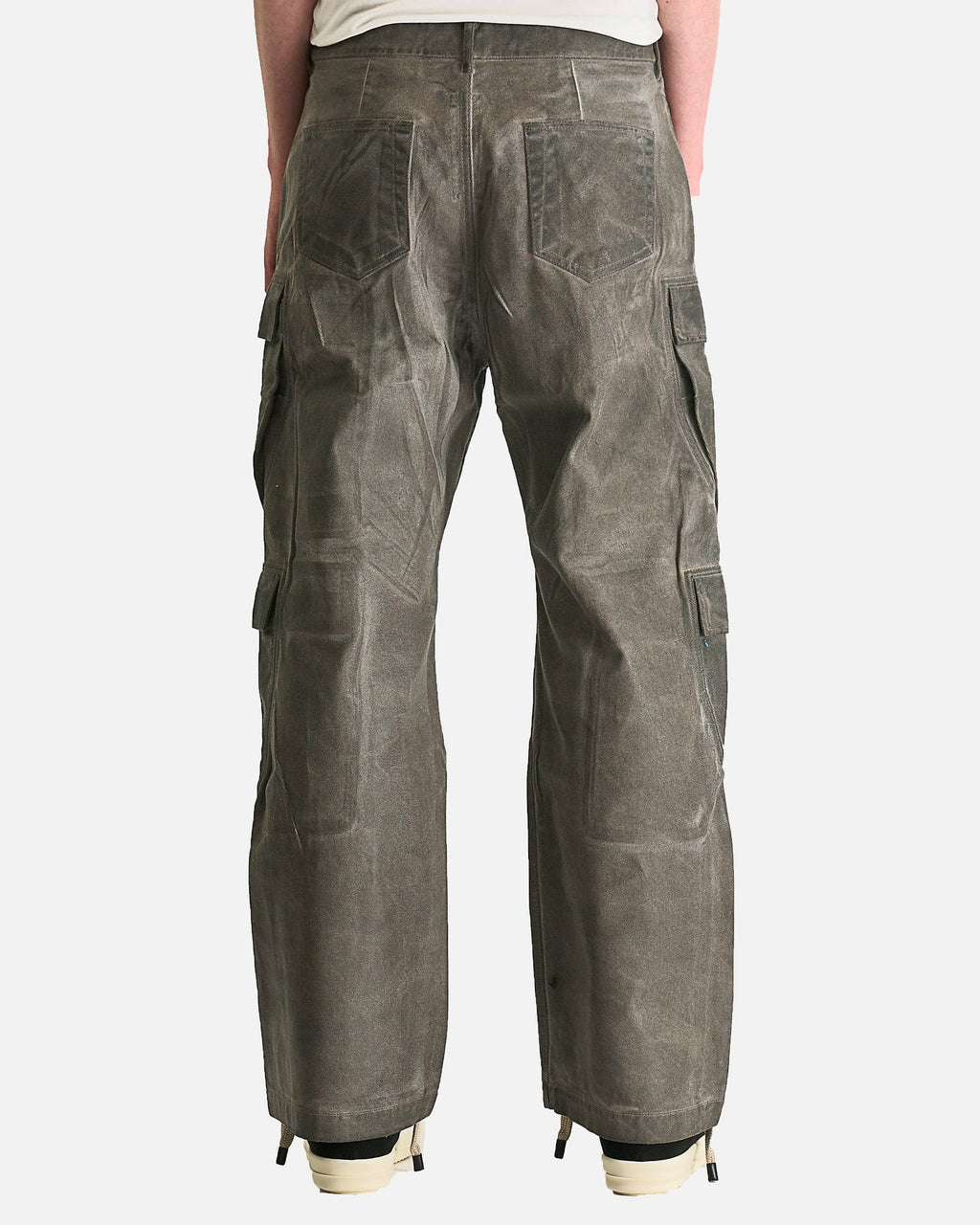 Оригінальна Double Cargo Jeans In Dark Dust Rick owens – детальний вид