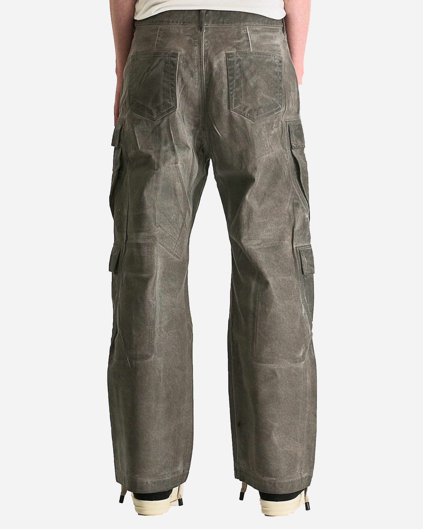 Оригінальна Double Cargo Jeans In Dark Dust Rick owens – детальний вид