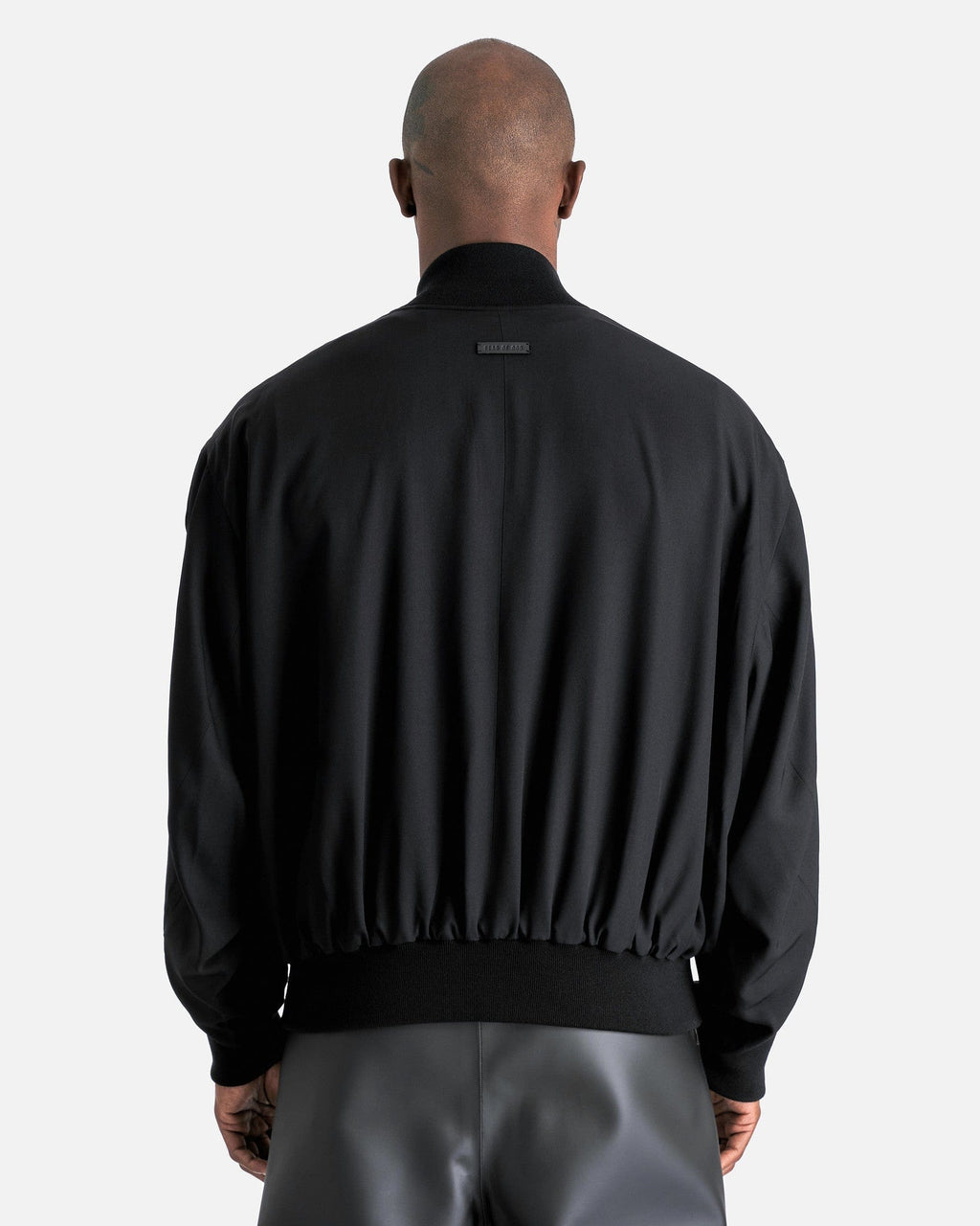 Double Layer Bomber In Black Fear of god – Гарантія оригінальності – детальний вид