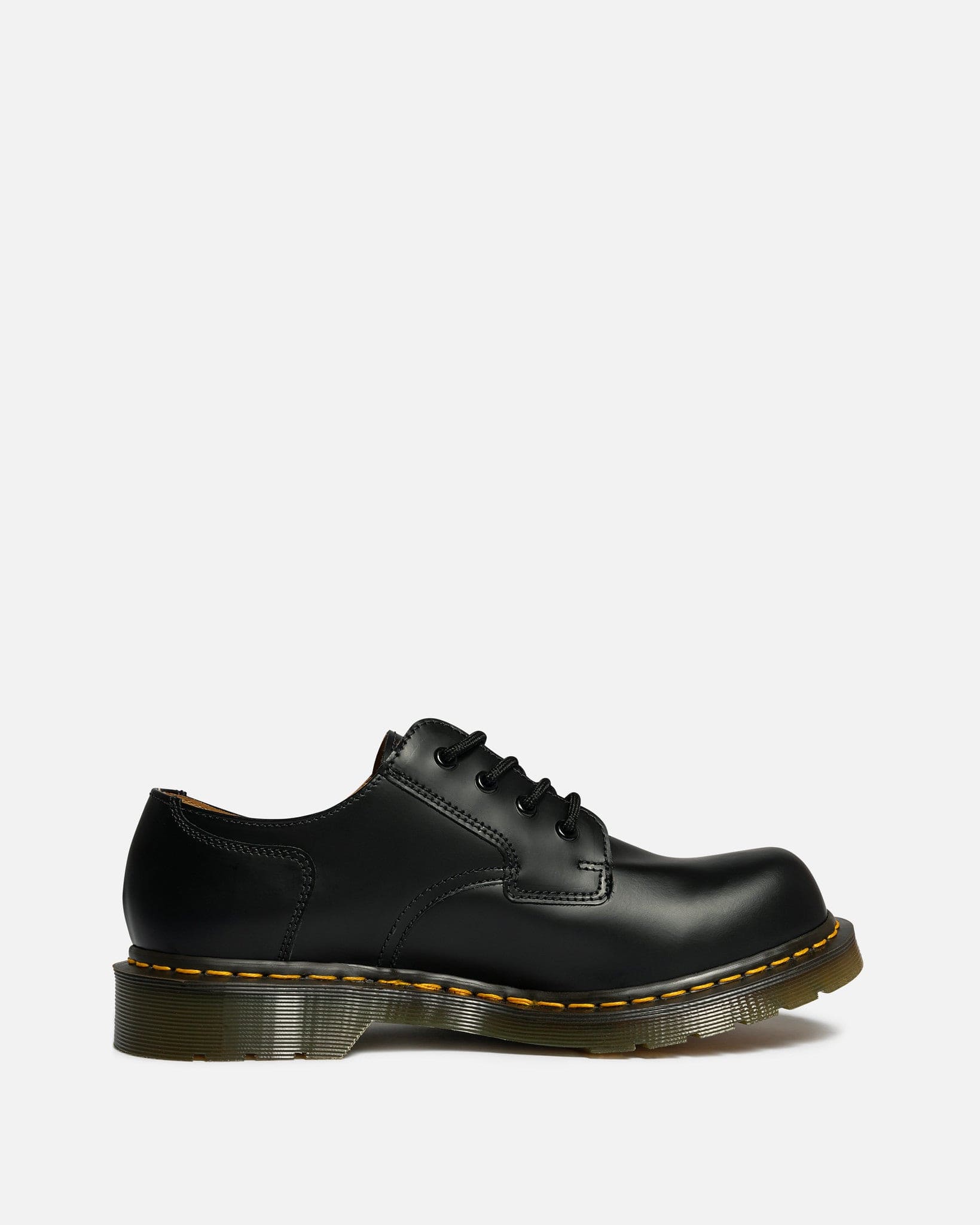Оригінальна Dr. Martens 9814 Smooth Leather Shoe In Black Comme des garcons – вид ззаду