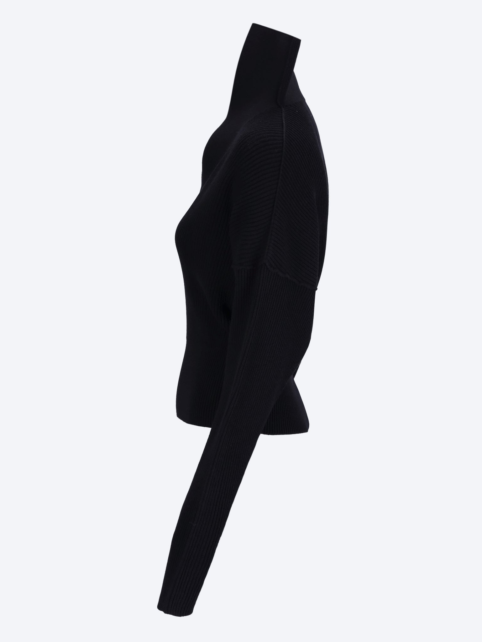 Dracu Cropped V-Neck Sweater Rick owens – Гарантія оригінальності – вид ззаду - RICK OWENS