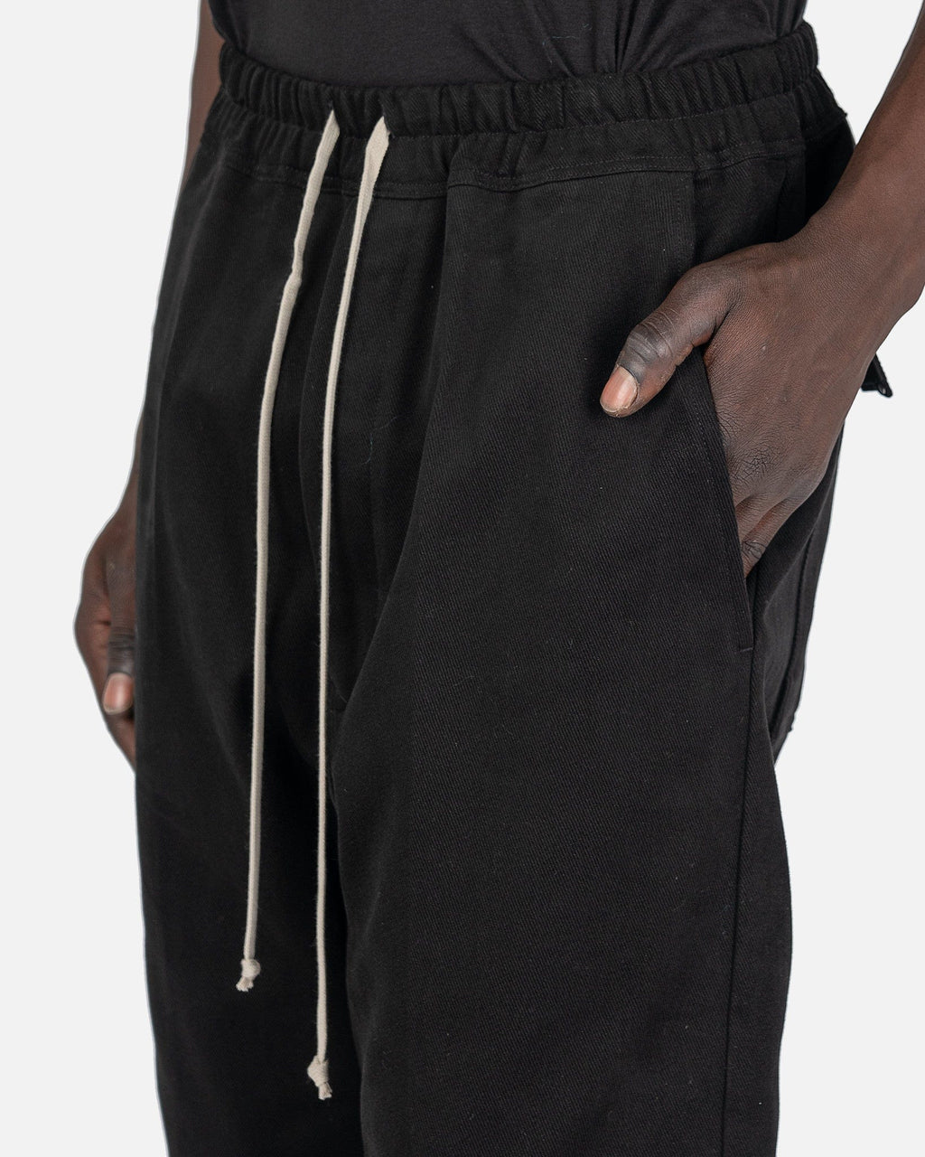 Drawstring Long In Black Rick owens – Гарантія оригінальності – збільшений вид