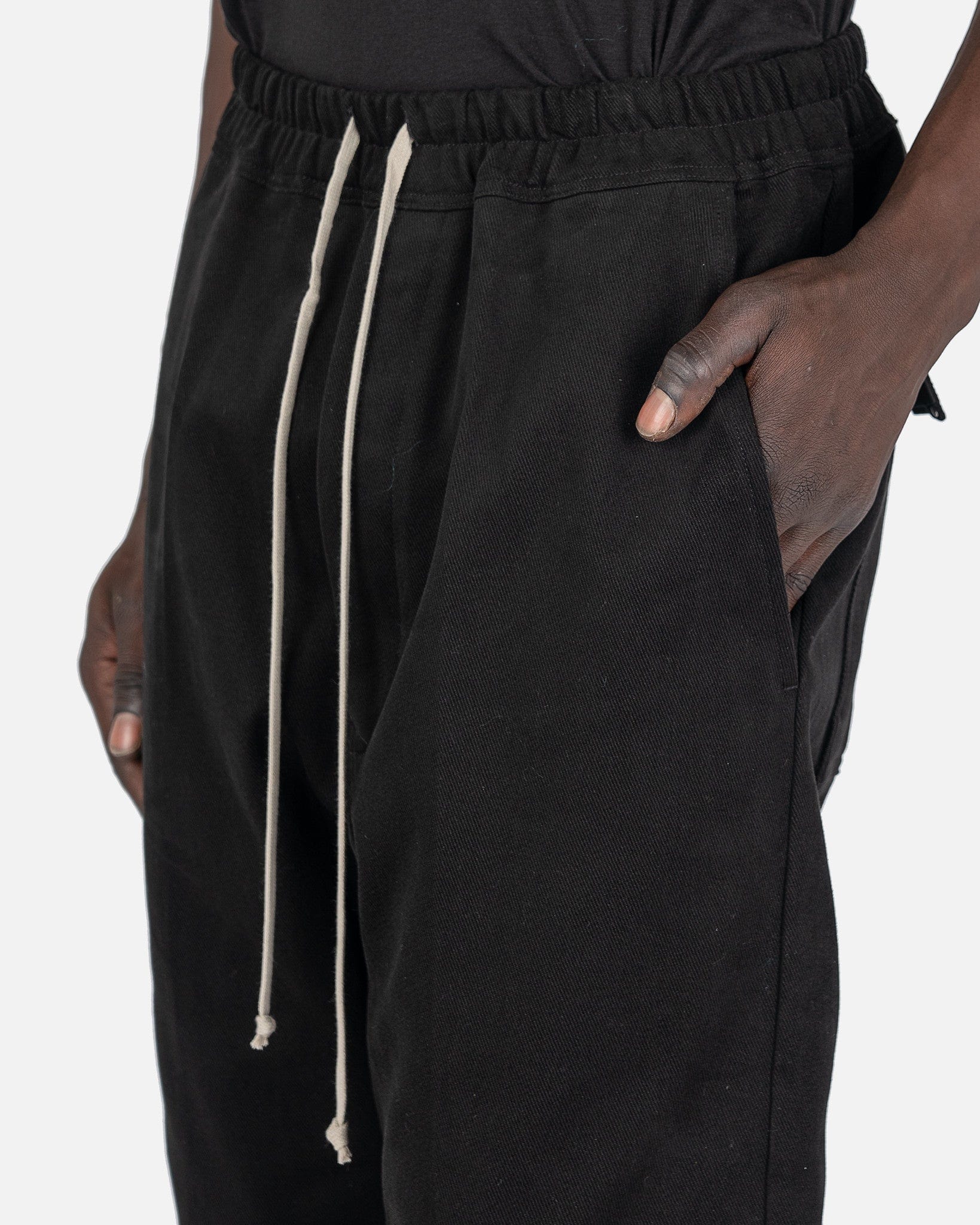 Drawstring Long In Black Rick owens – Гарантія оригінальності – збільшений вид