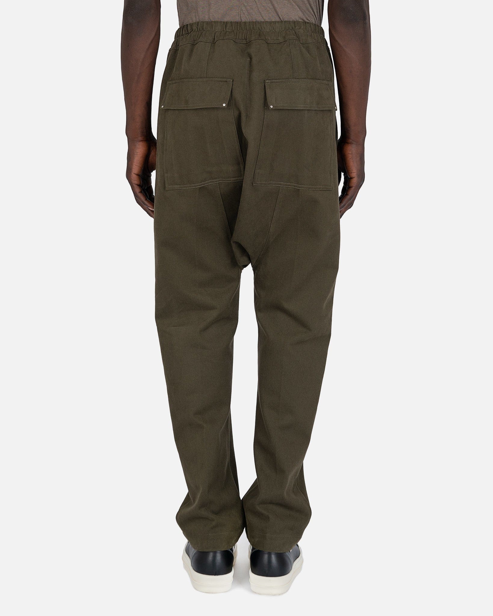 Оригінальна Drawstring Long In Green Rick owens – детальний вид