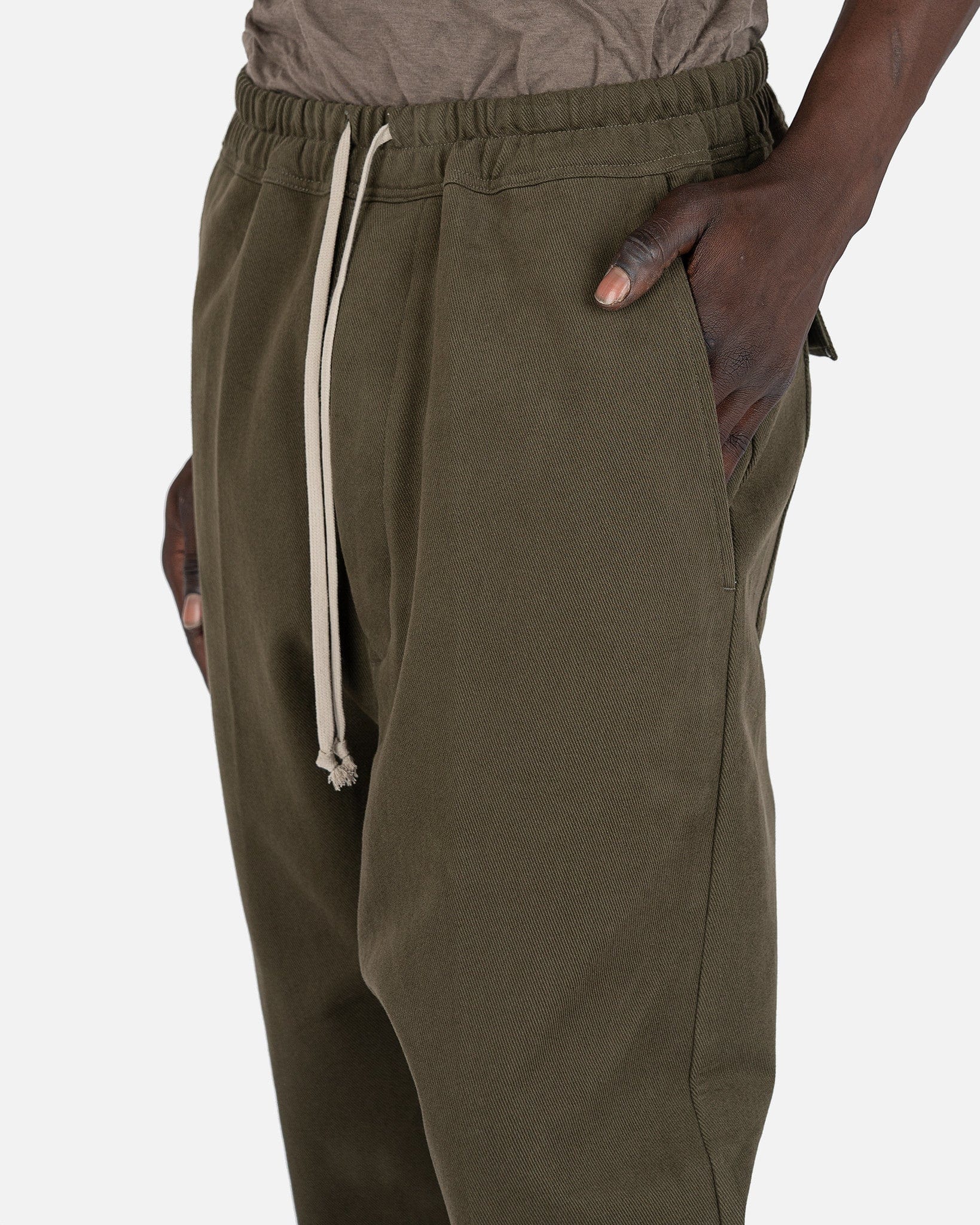 Оригінальна Drawstring Long In Green Rick owens – збільшений вид