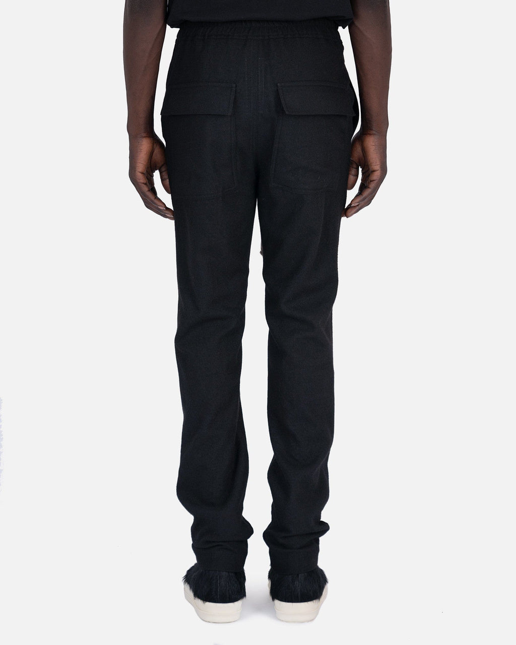 Drawstring Slim Long In Black Rick owens – Гарантія оригінальності – детальний вид