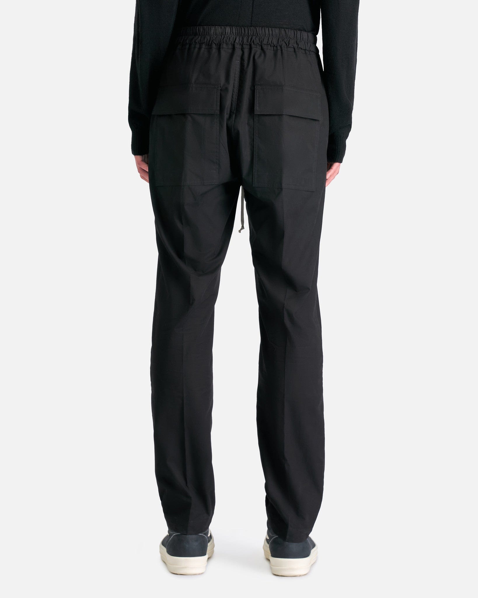 Drawstring Slim Long In Black Rick owens – Гарантія оригінальності – детальний вид