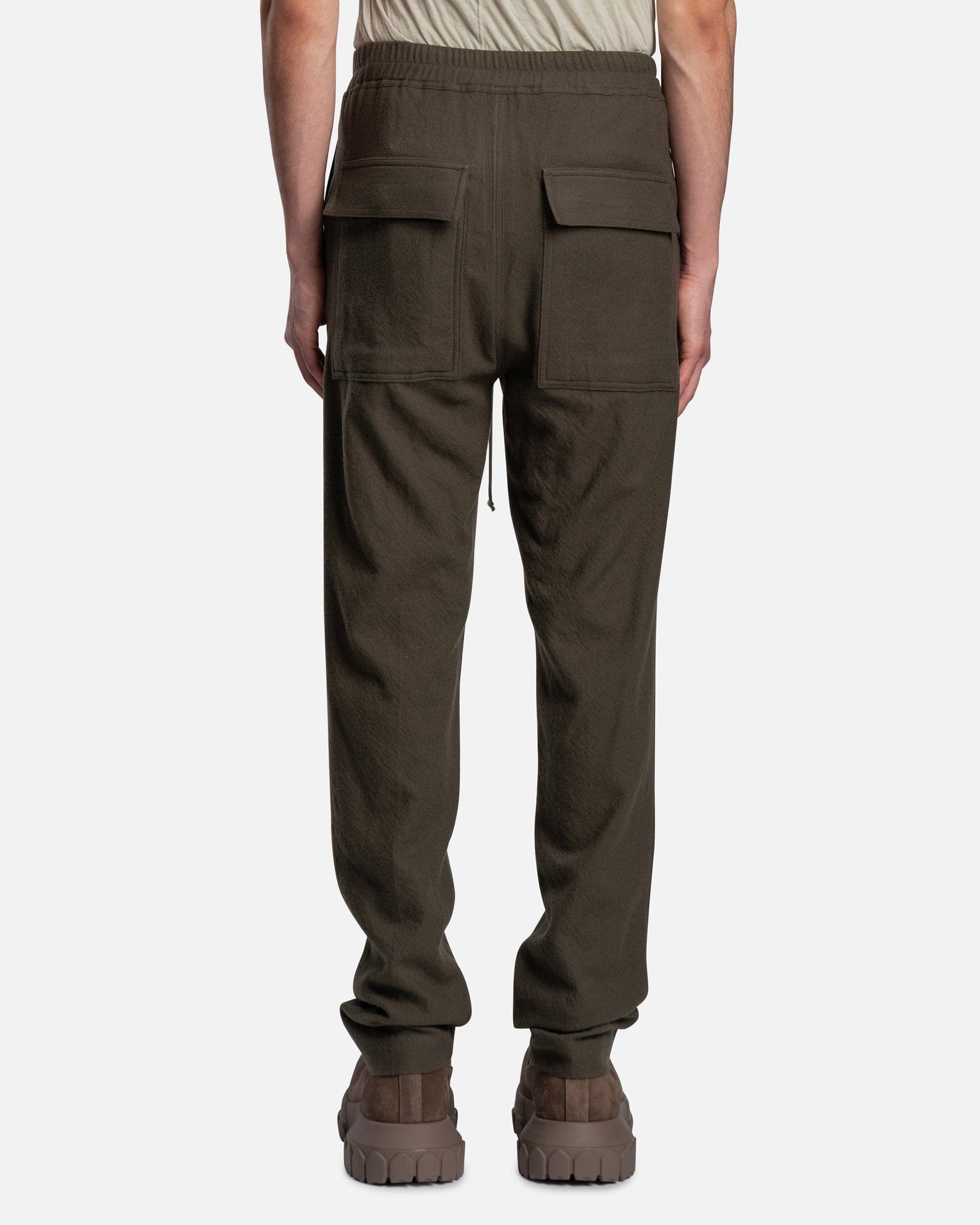 Drawstring Slim Long In Green Rick owens оригінал – Купити в Україні – детальний вид