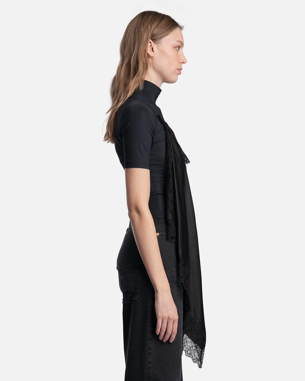 Dress Knitted Top In Black Maison margiela оригінал – Купити в Україні – вид ззаду