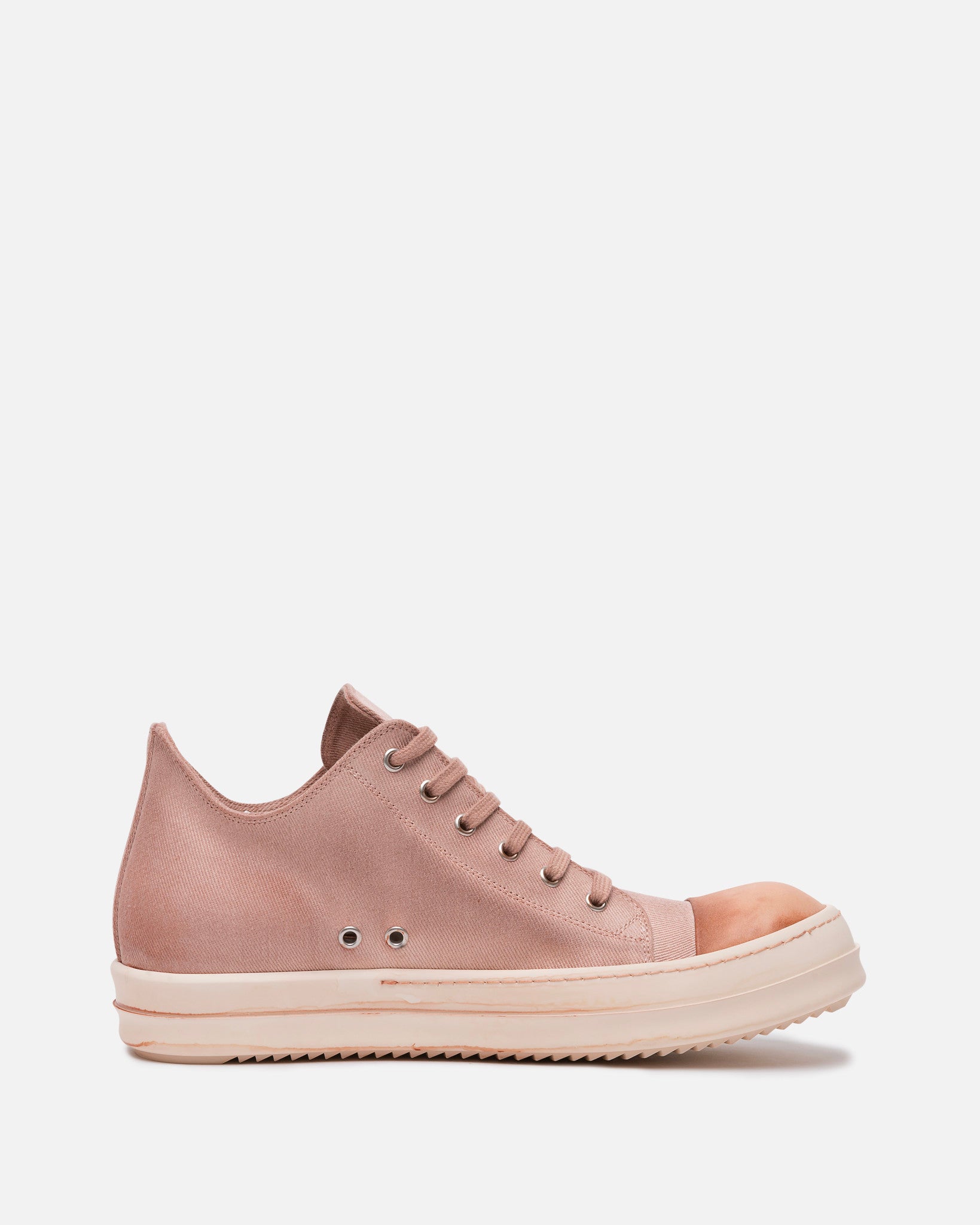 Dyed Denim Low Ramones In Faded Pink Rick owens оригінал – Купити в Україні – детальний вид