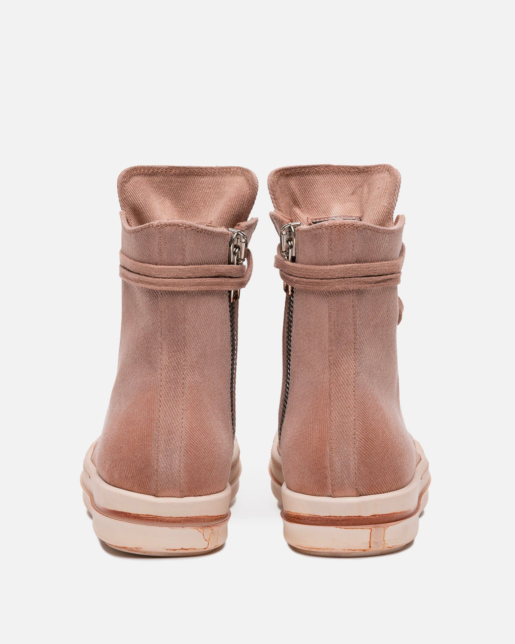 Оригінальна Dyed Denim Ramones In Faded Pink Rick owens – збільшений вид