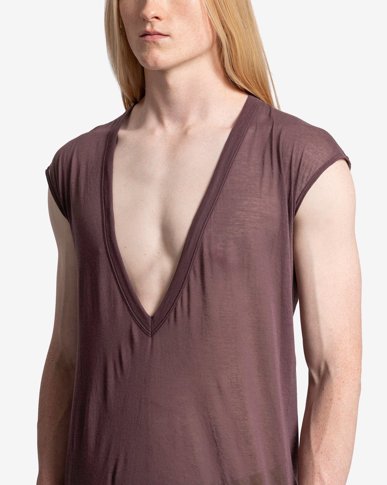 Dylan T-Shirt In Amethyst Rick owens оригінал – Купити в Україні – збільшений вид