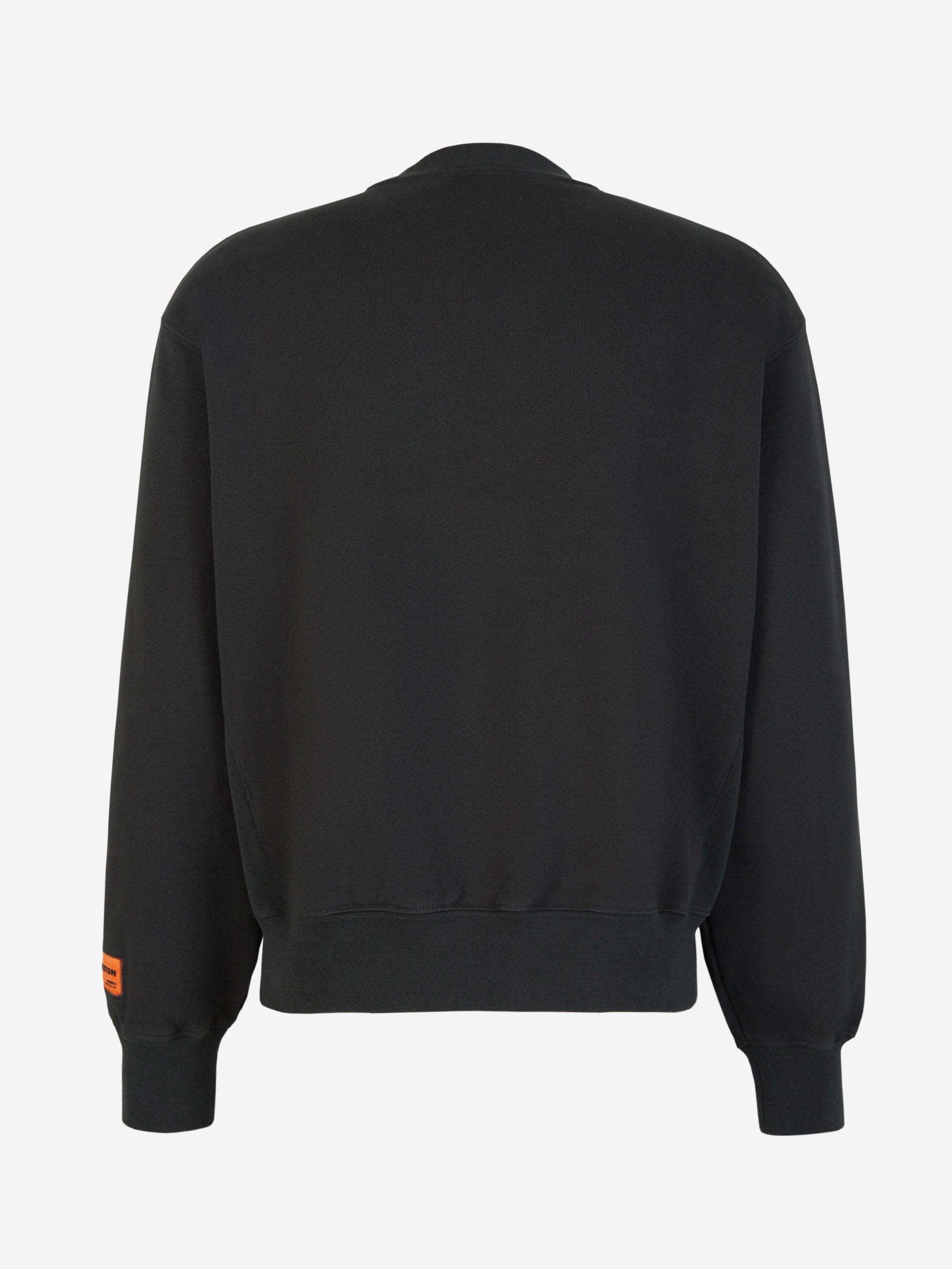 Logo Cotton Sweatshirt Heron preston оригінал – Купити в Україні – вид ззаду