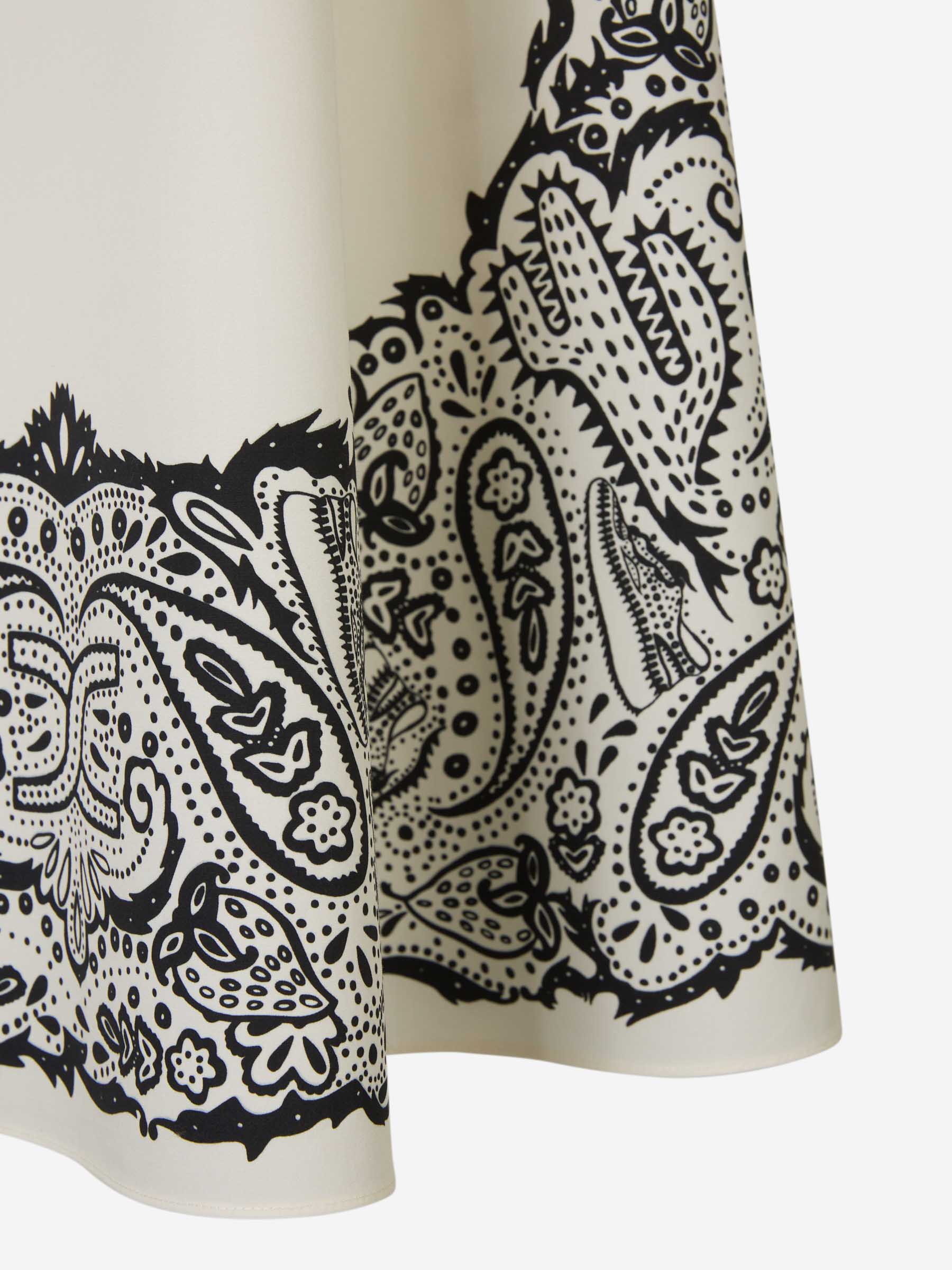 Bandana Motif MIDI Skirt Chloe оригінал – Купити в Україні – збільшений вид