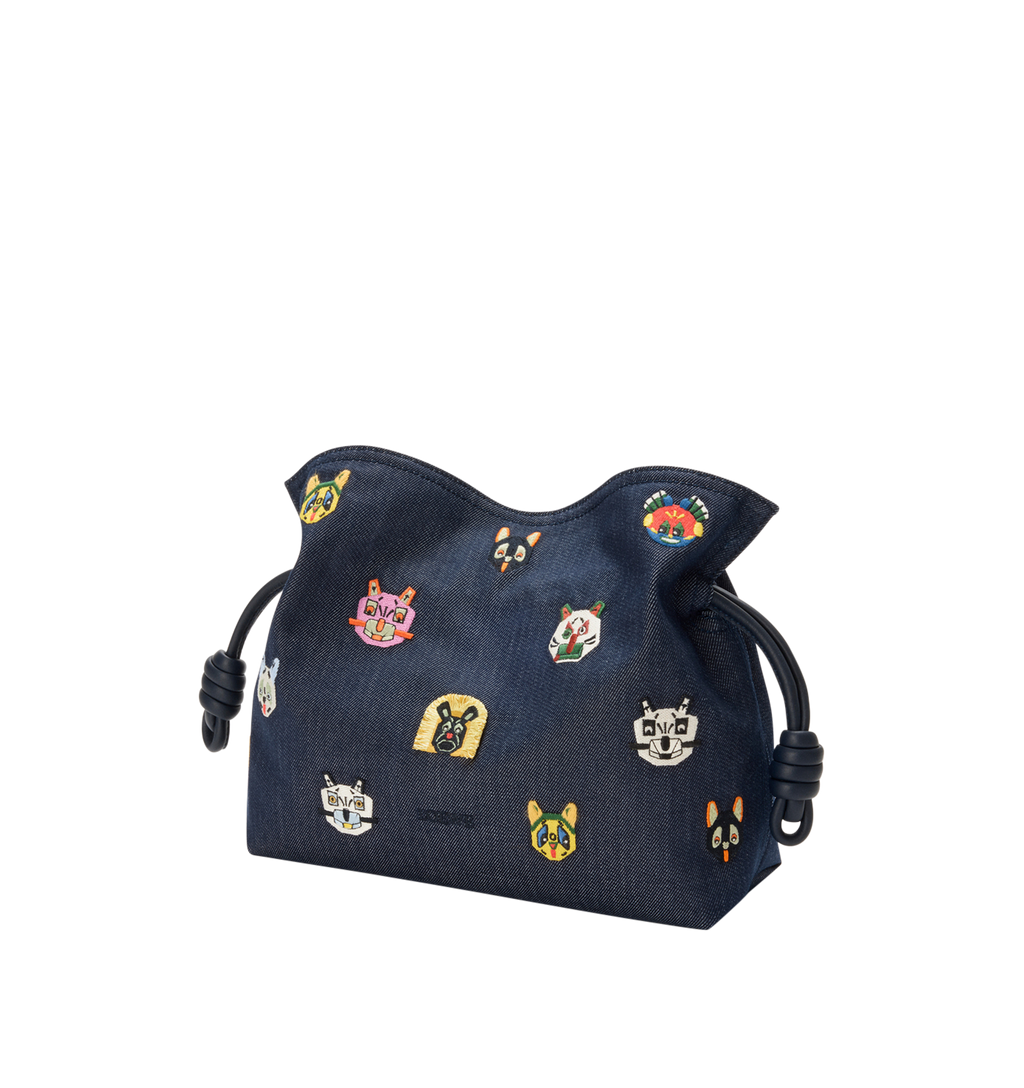 Flamenco Medium Cats Clutch Loewe оригінал – Купити в Україні – вид ззаду