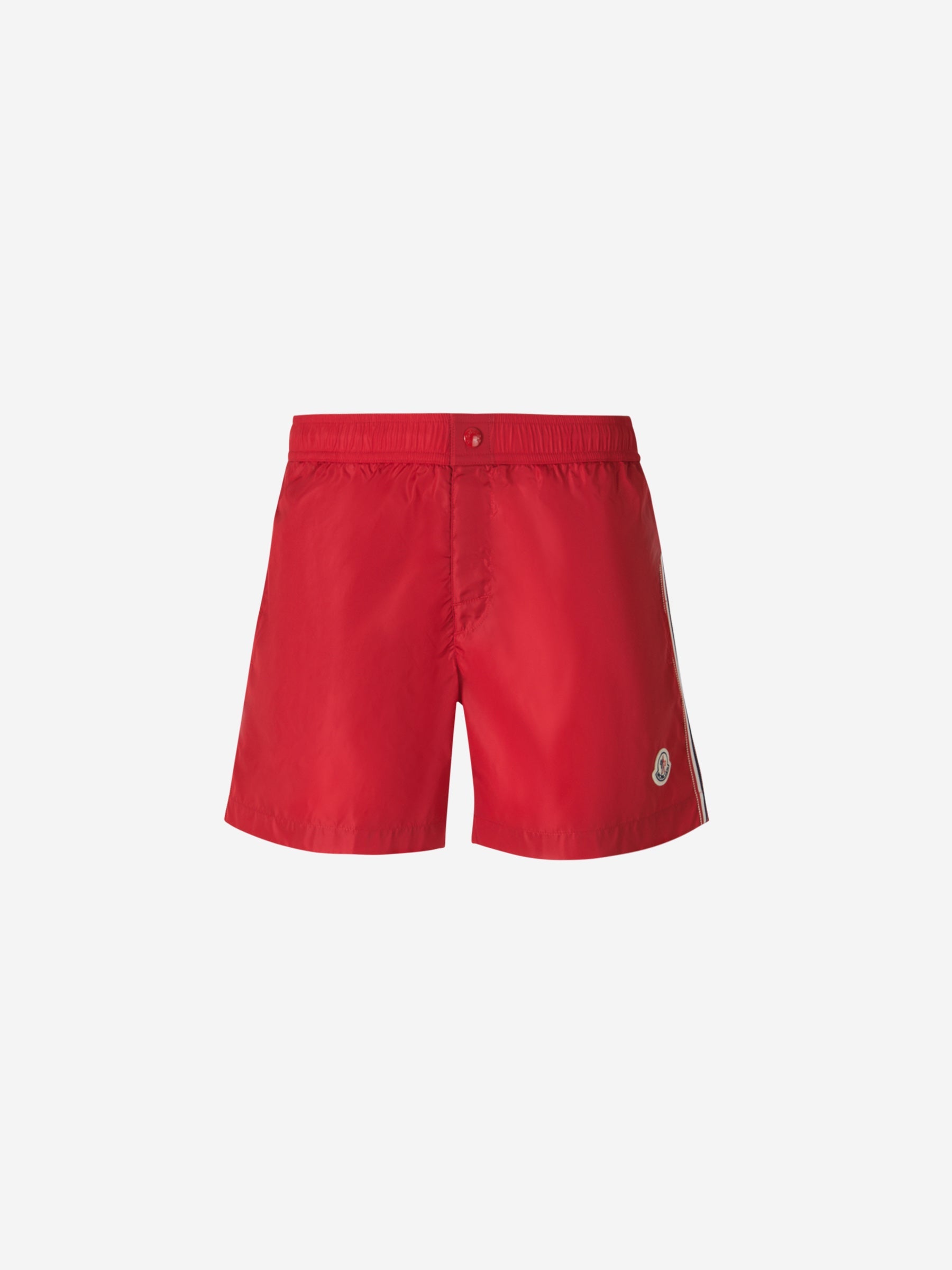 Technical Striped Detail Swimsuit Moncler оригінал – Купити в Україні – боковий вид