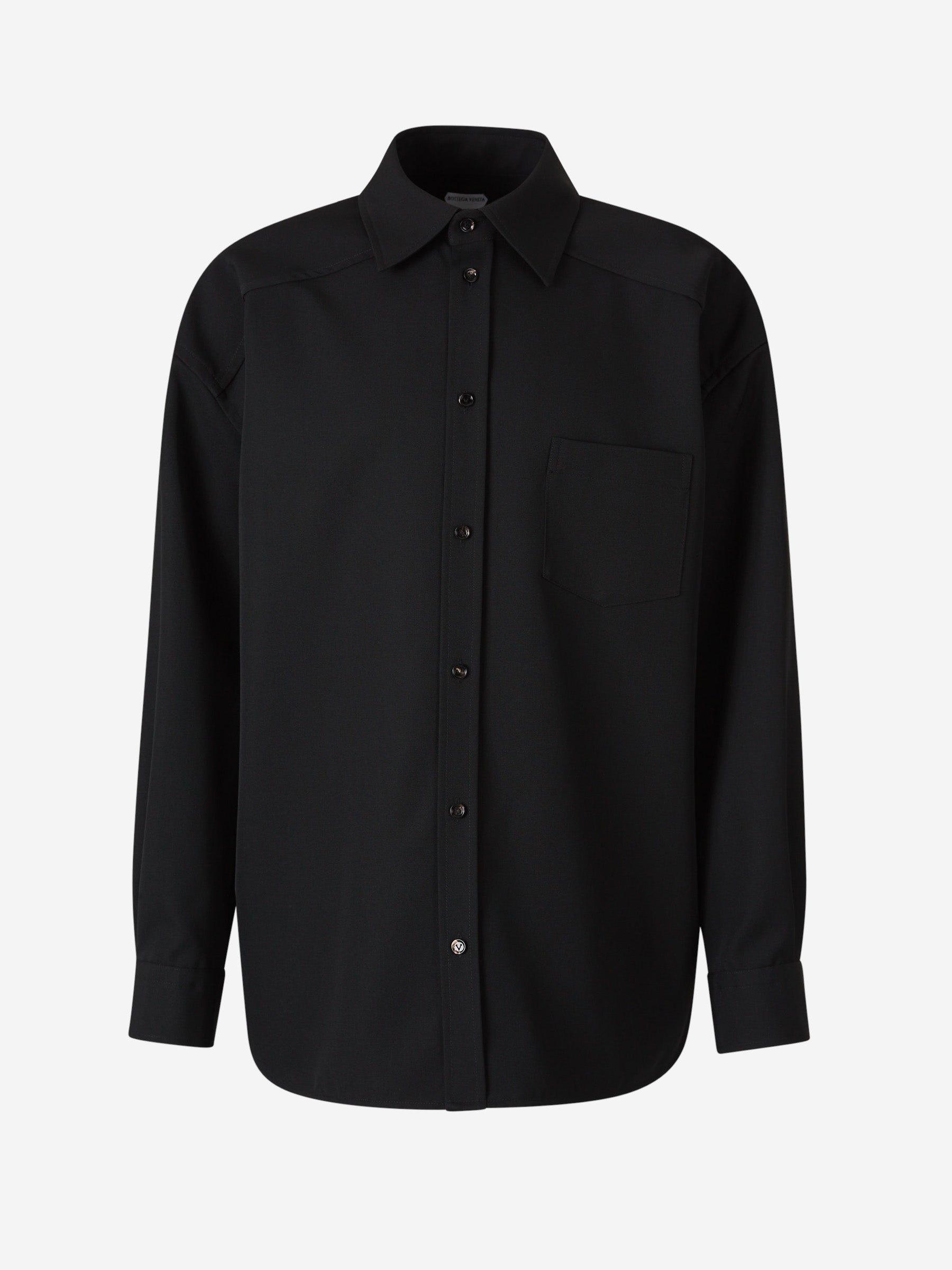 Оригінальна Plain Wool Shirt Bottega veneta – боковий вид