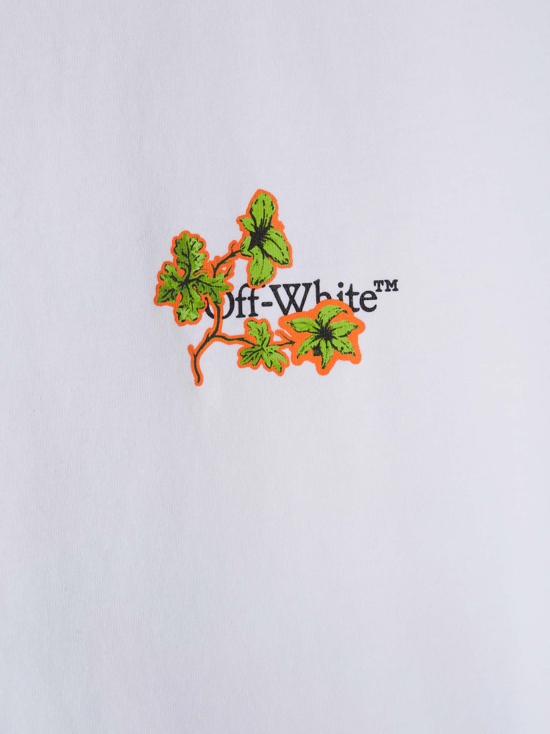 Оригінальна T-Shirt With Bouquet Logo Motif Off-white – збільшений вид