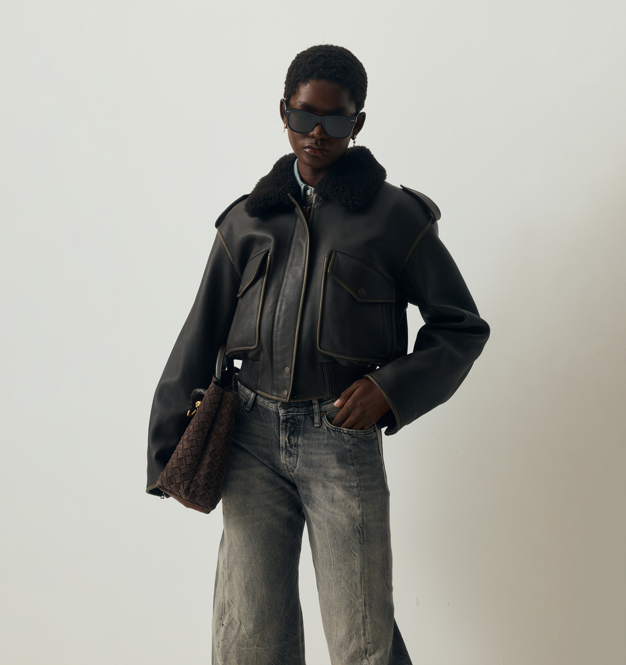 Leather Jacket Acne studios оригінал – Купити в Україні – вид ззаду