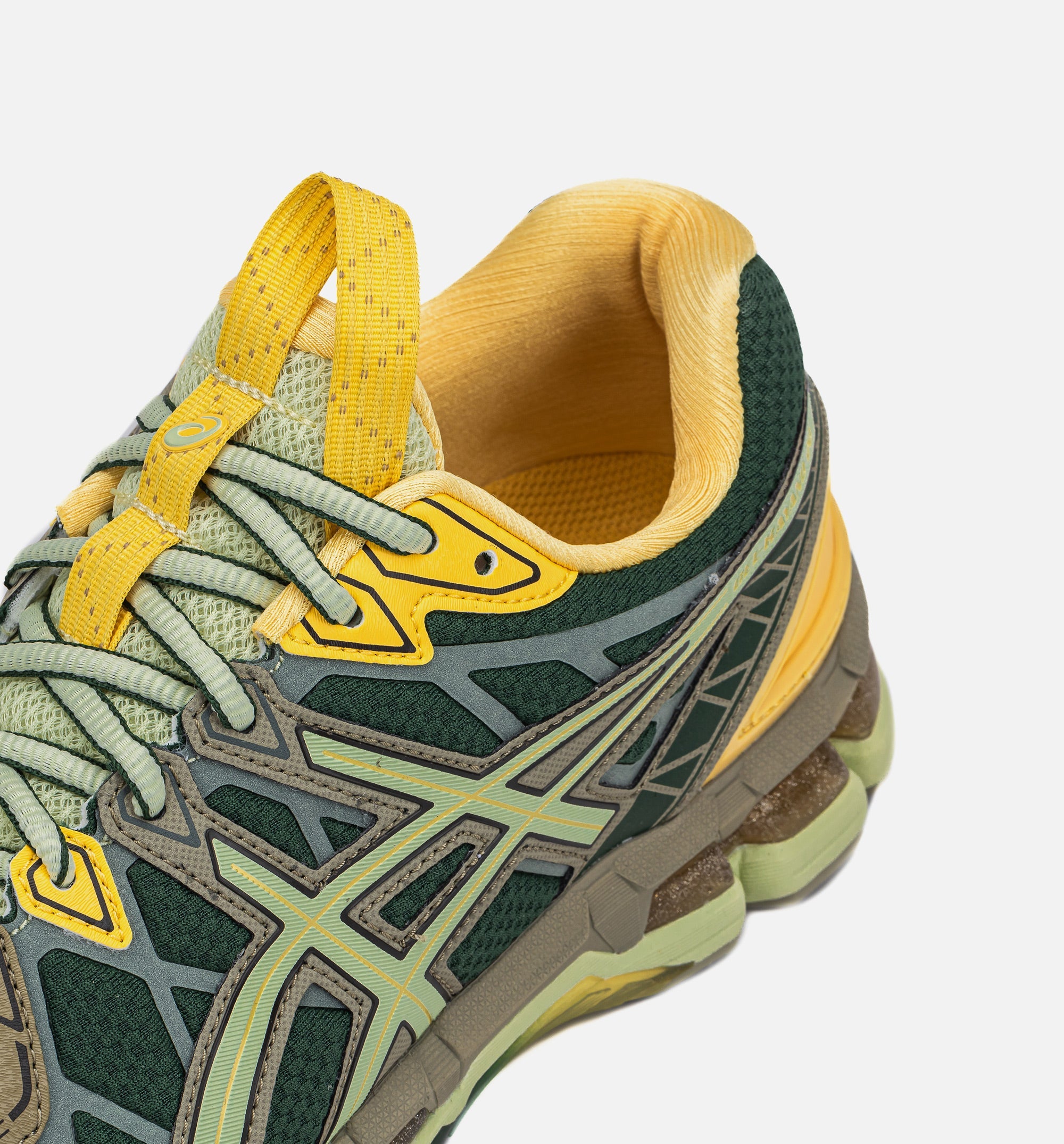 Оригінальна Kiko Kostadinov X Ub10 Gel Kayano 20 Hunter Green Mens Lifestyle Shoe Asics – вид ззаду