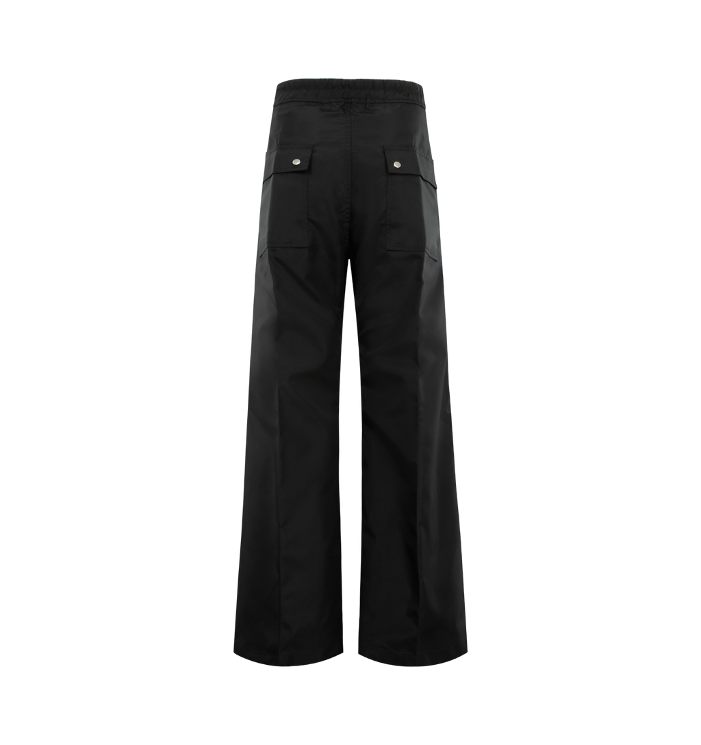 Оригінальна Strapped Wide Bela Pants Rick owens – вид ззаду