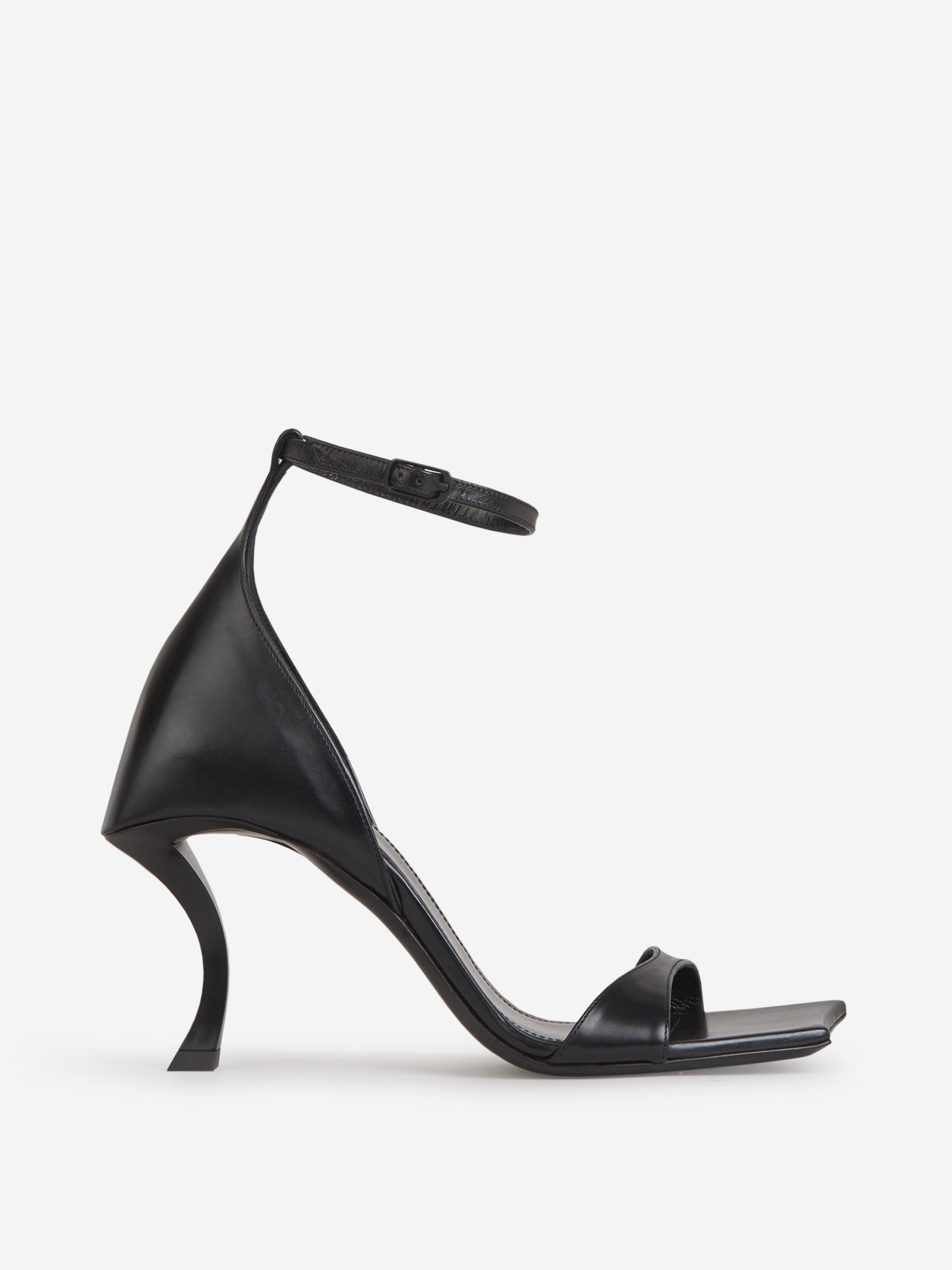 Оригінальна Leather Hourglass Sandals Balenciaga – боковий вид