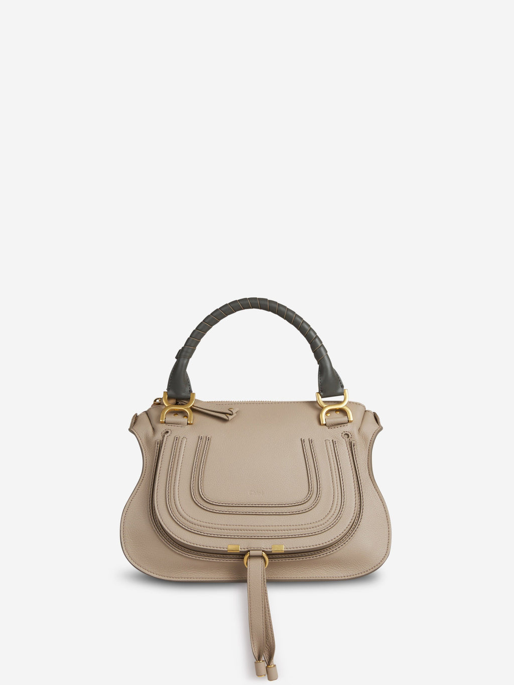 Marcie Double Handles Handbag Chloe – Гарантія оригінальності – вид ззаду