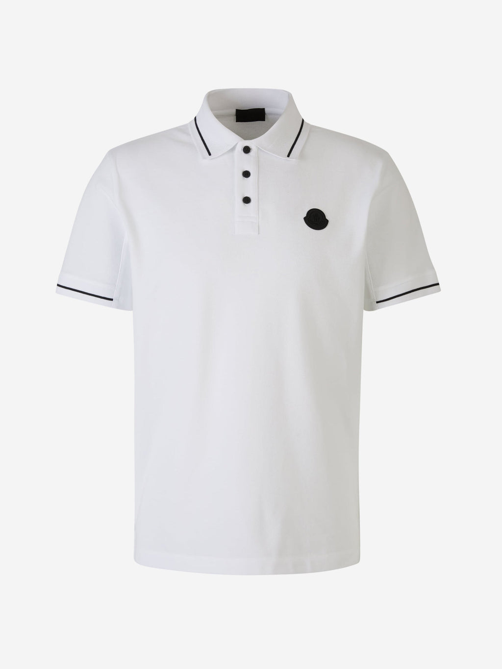 Logo Pique Polo Moncler оригінал – Купити в Україні – боковий вид
