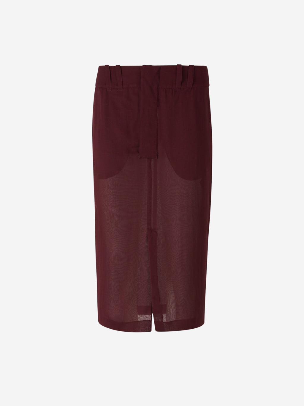 Оригінальна Silk MIDI Skirt Saint laurent – боковий вид